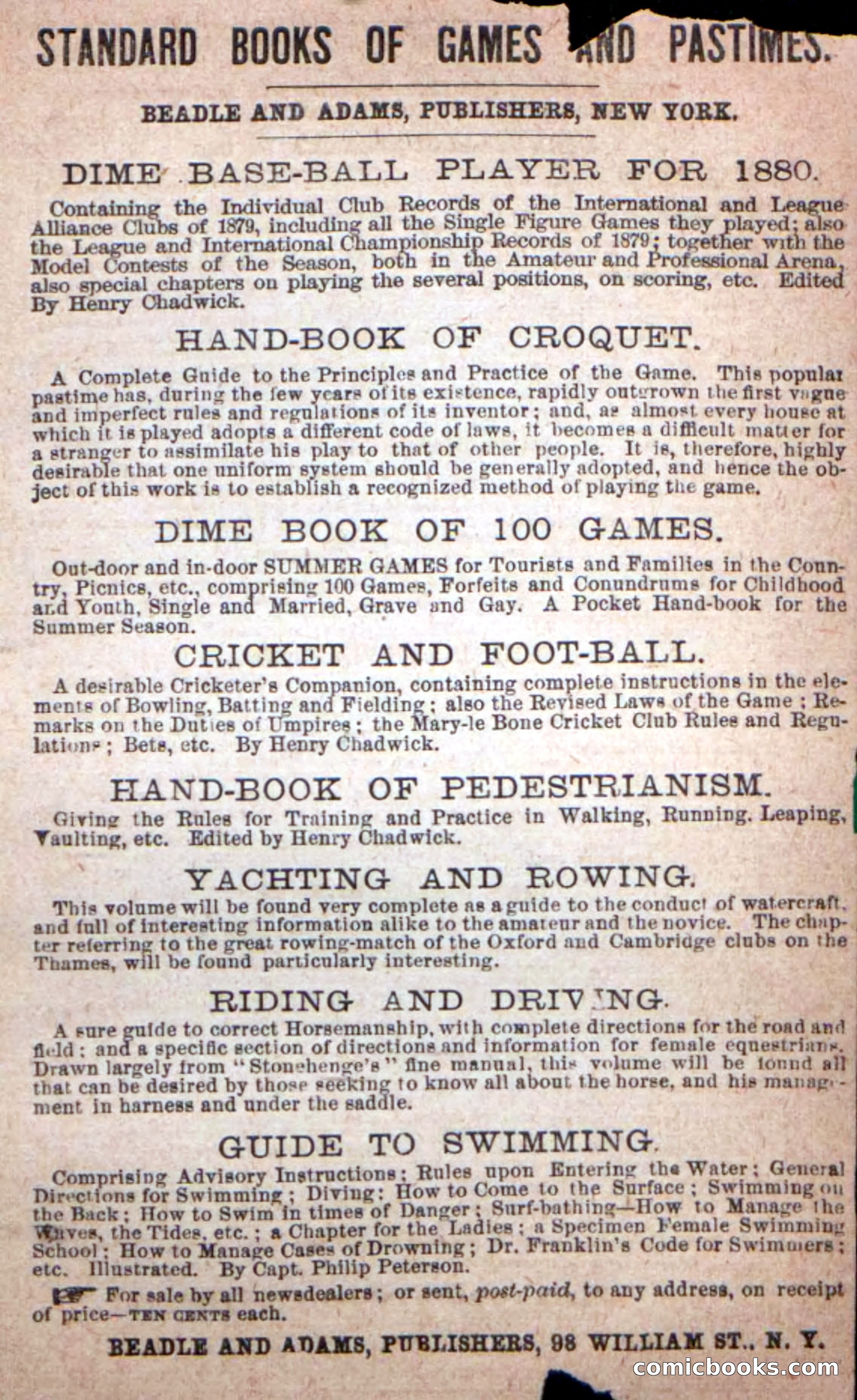 Beadle's New Dime Novels, No. 116 — page 99 of 100