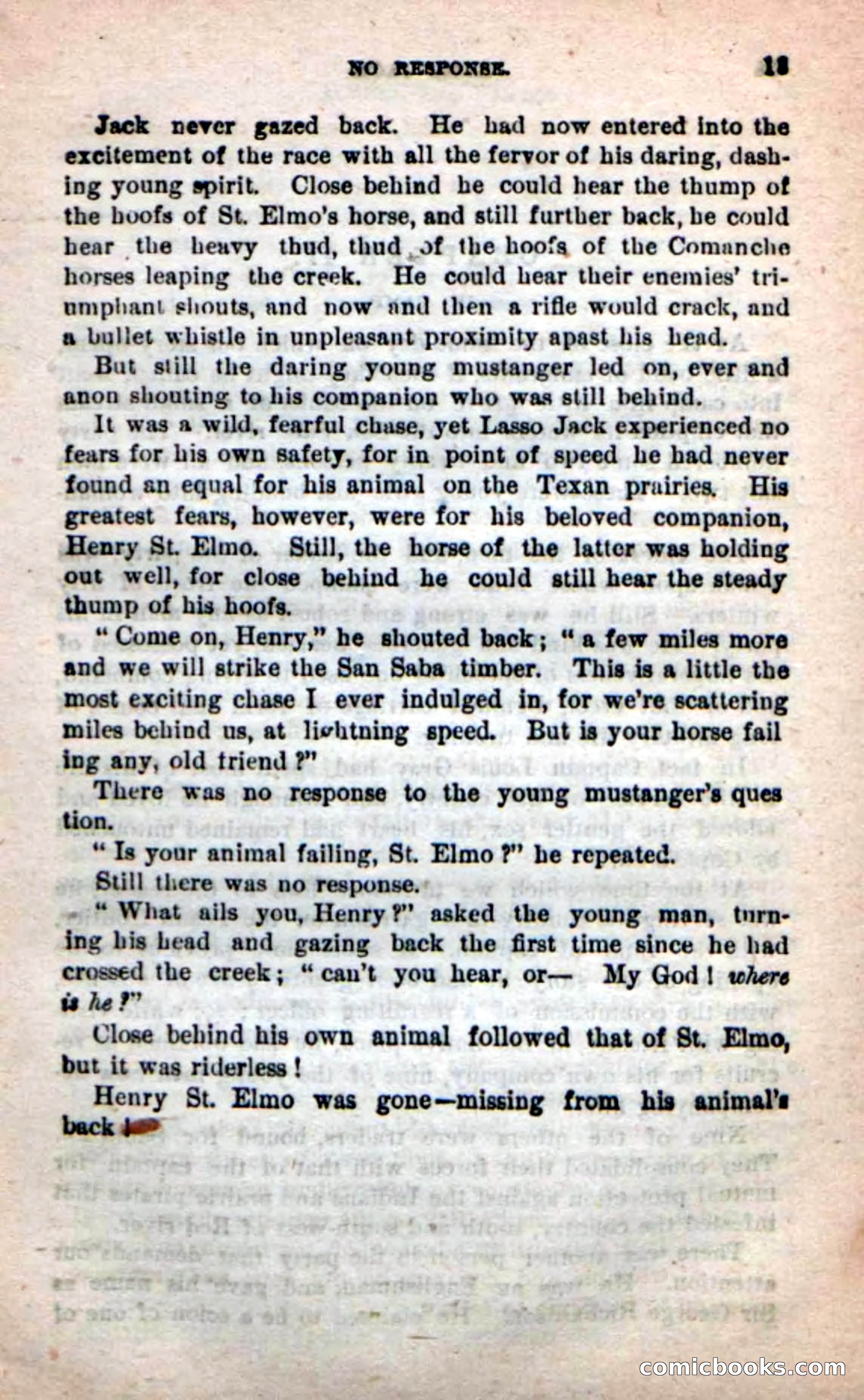 Beadle's New Dime Novels: The Young Mustanger — page 10 of 92