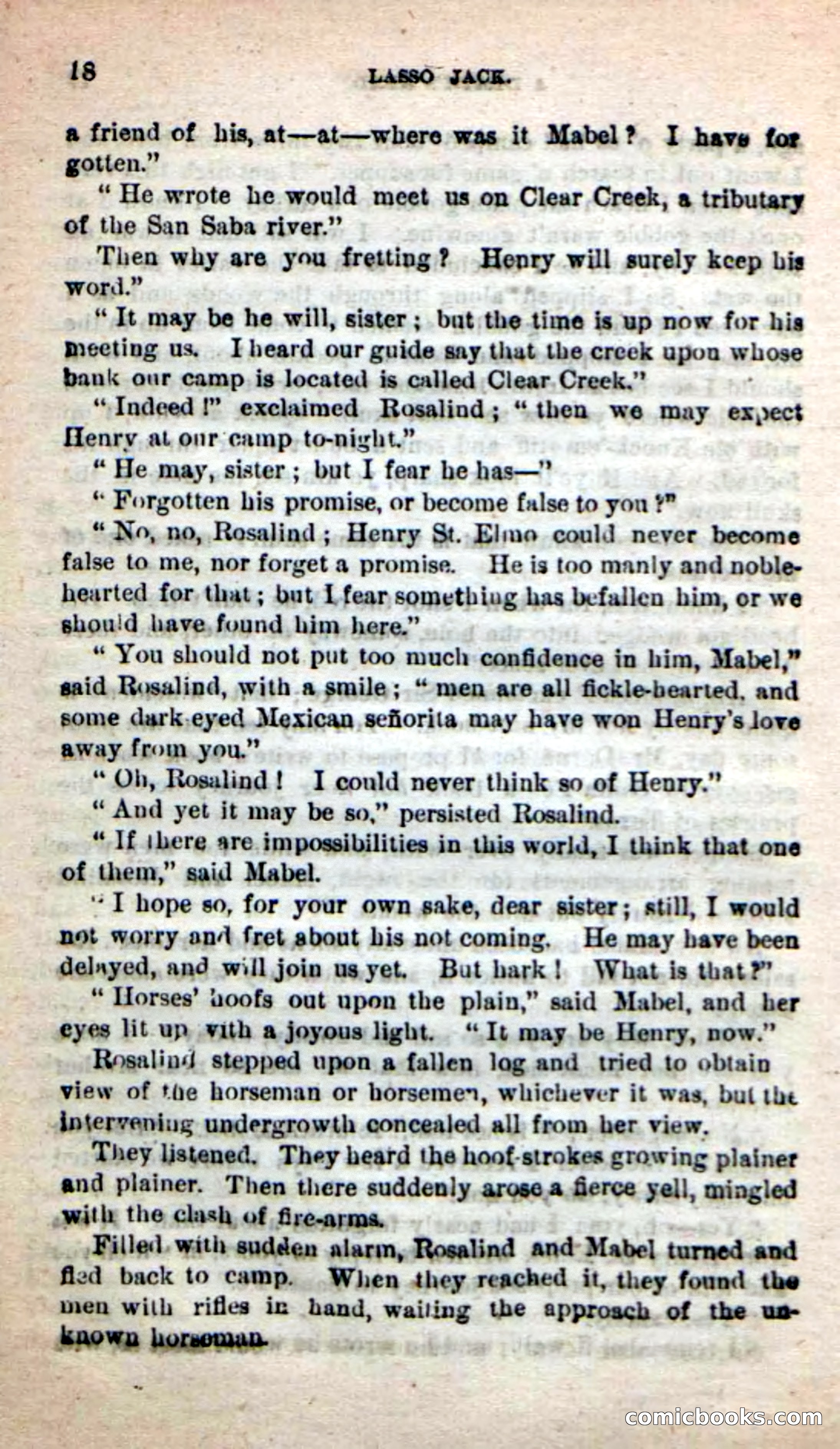 Beadle's New Dime Novels: The Young Mustanger — page 15 of 92