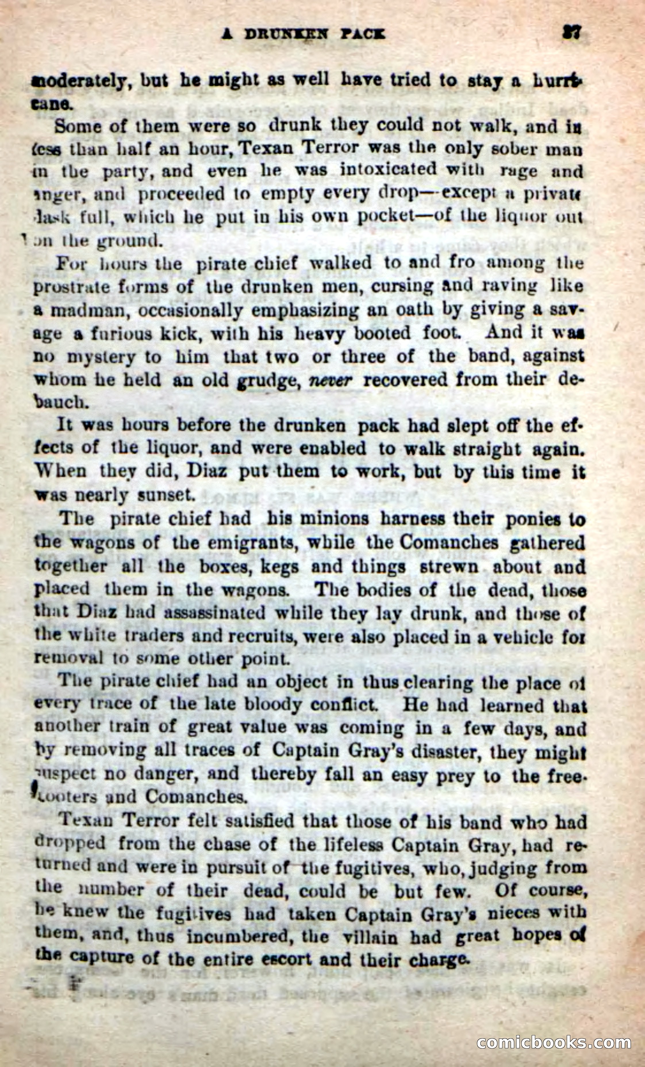 Beadle's New Dime Novels: The Young Mustanger — page 34 of 92