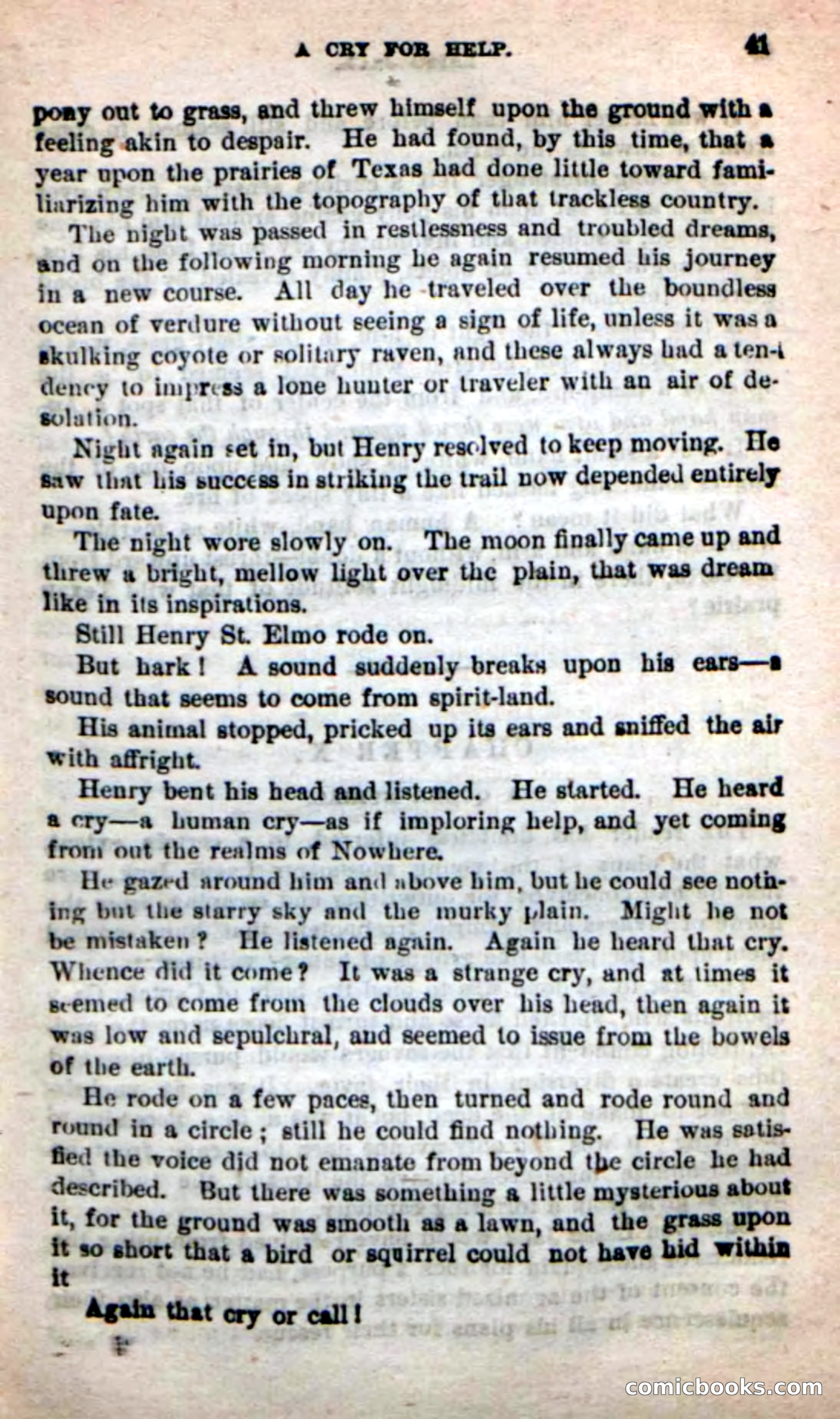 Beadle's New Dime Novels: The Young Mustanger — page 38 of 92
