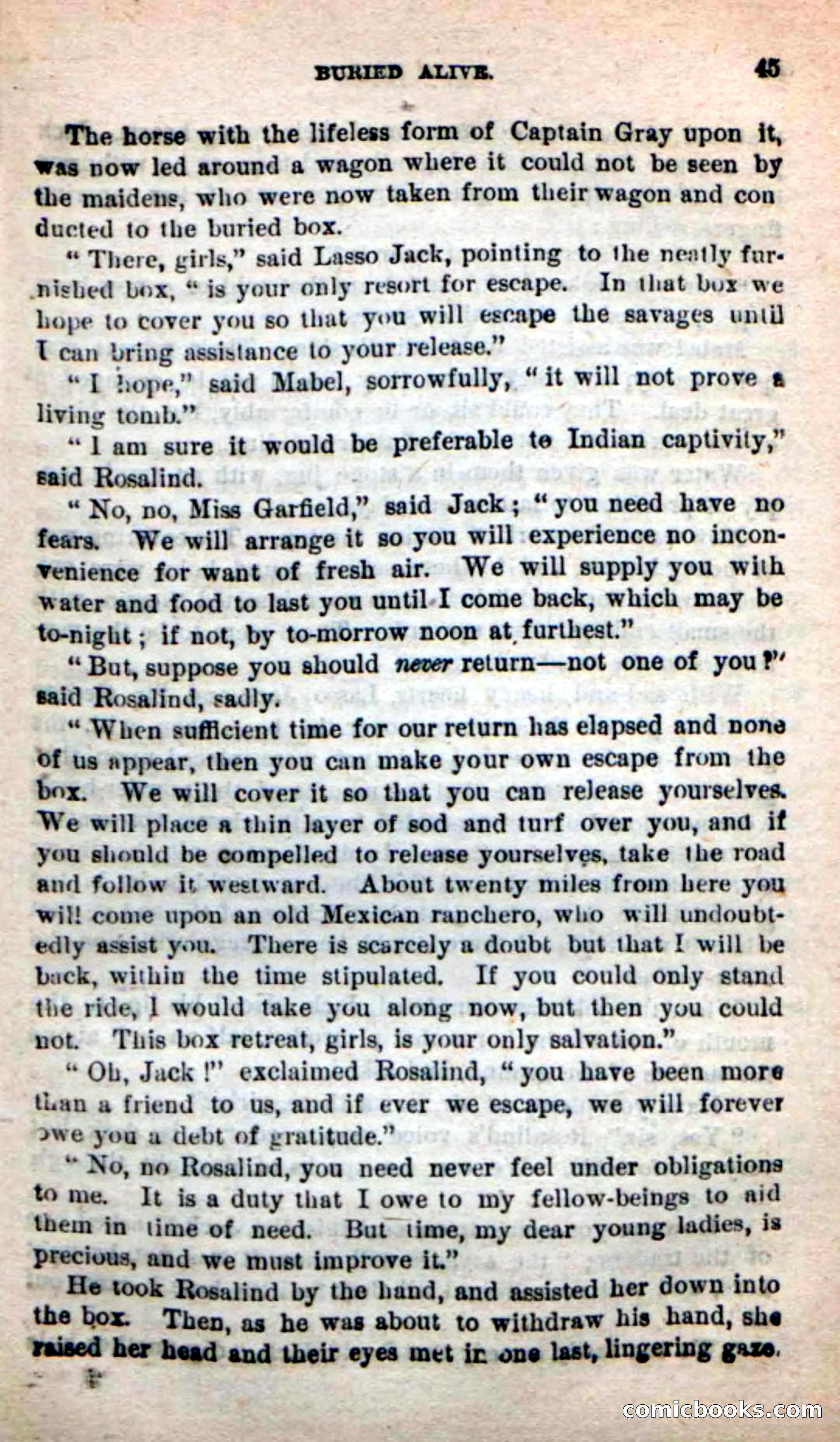 Beadle's New Dime Novels: The Young Mustanger — page 42 of 92