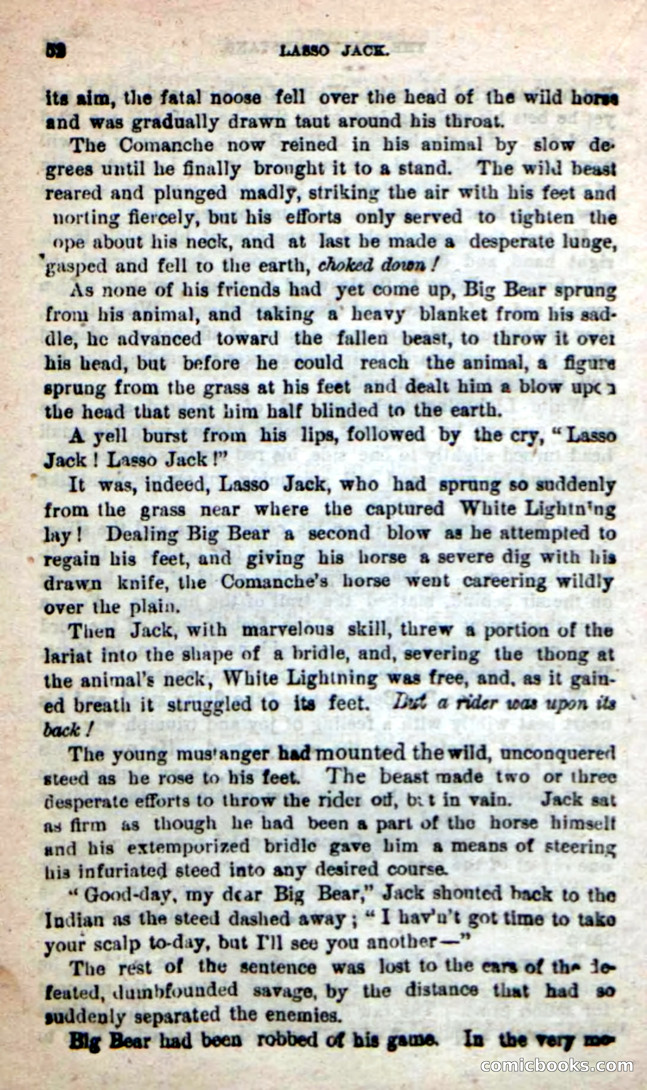 Beadle's New Dime Novels: The Young Mustanger — page 49 of 92