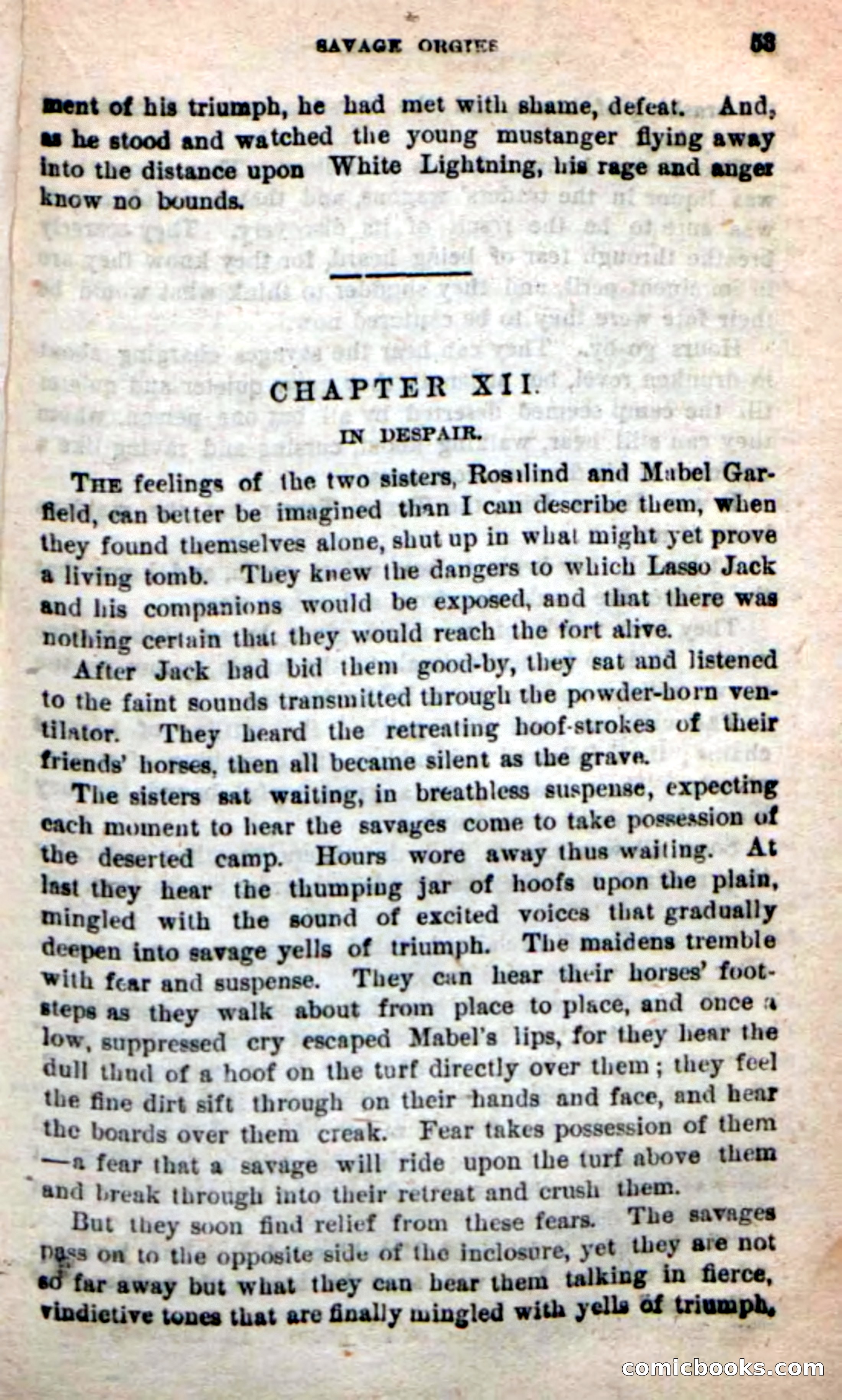 Beadle's New Dime Novels: The Young Mustanger — page 50 of 92