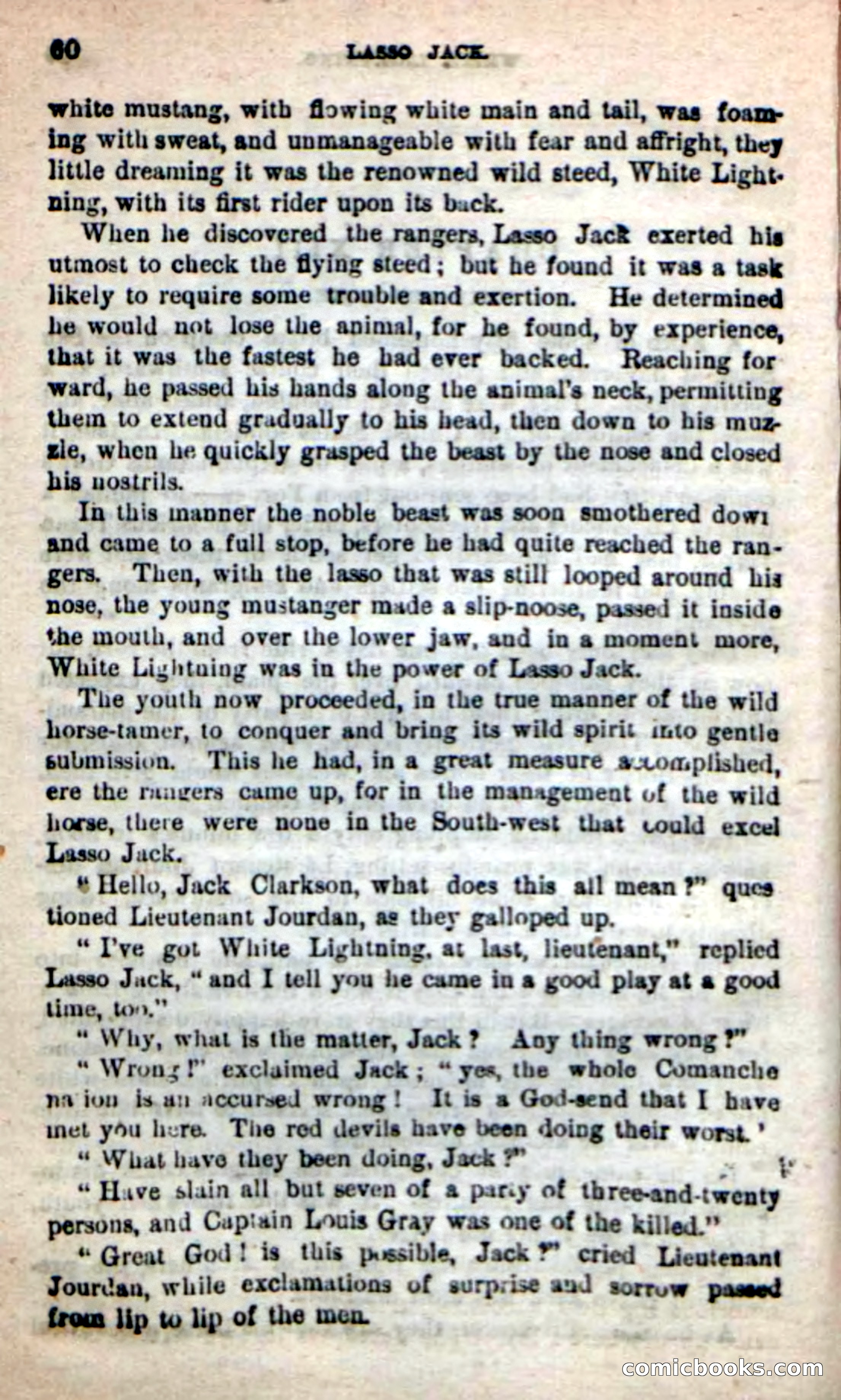 Beadle's New Dime Novels: The Young Mustanger — page 57 of 92
