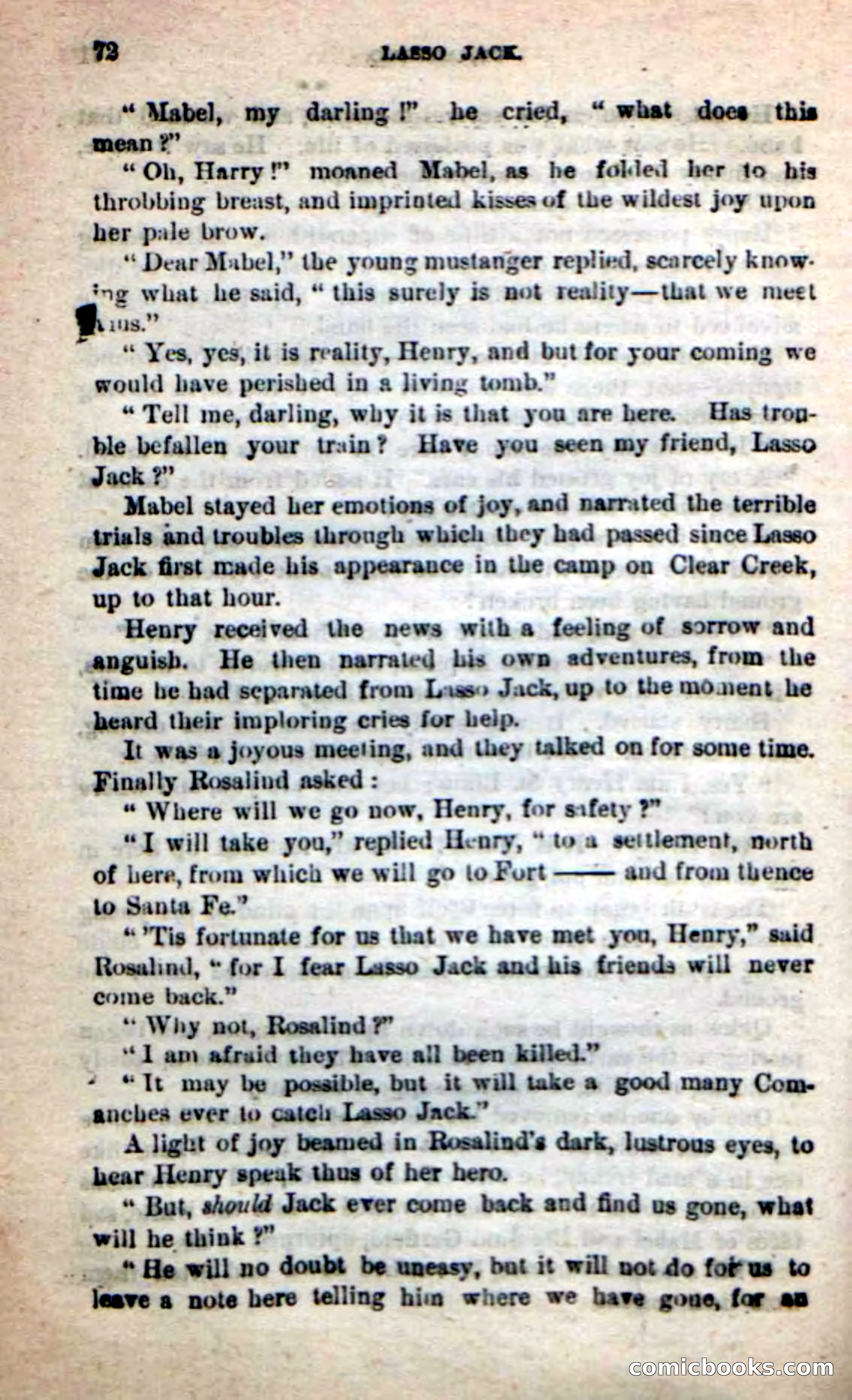 Beadle's New Dime Novels: The Young Mustanger — page 69 of 92