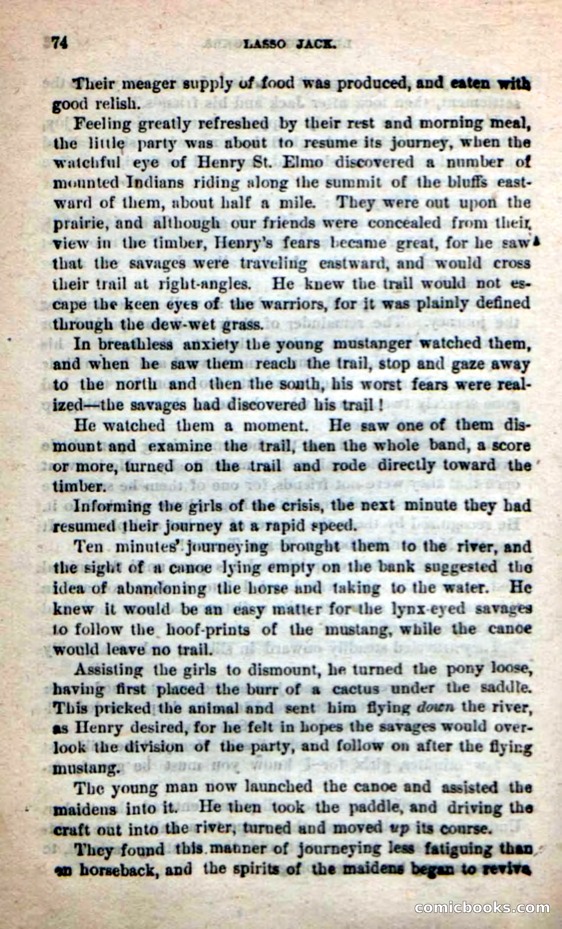 Beadle's New Dime Novels: The Young Mustanger — page 71 of 92