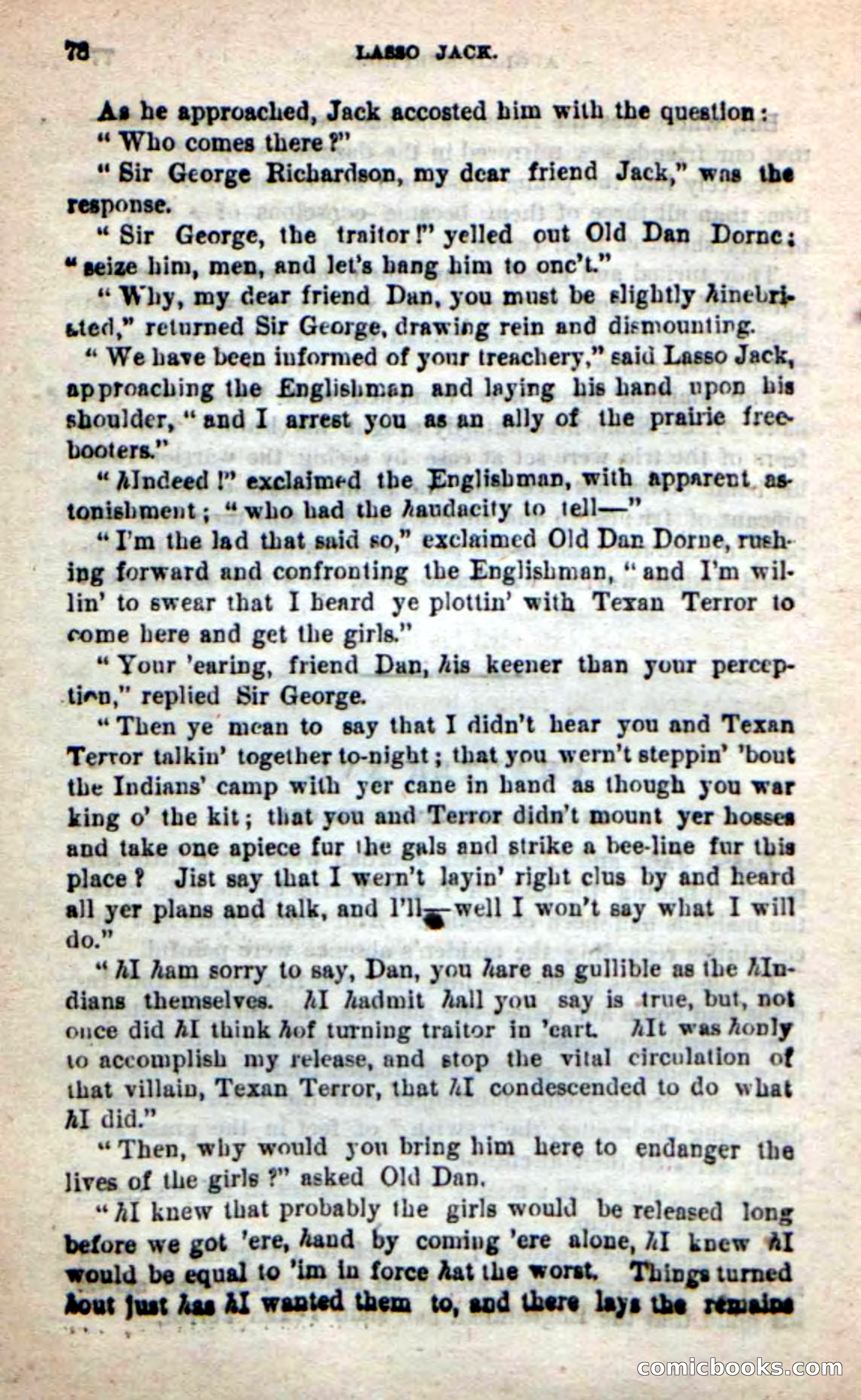 Beadle's New Dime Novels: The Young Mustanger — page 75 of 92