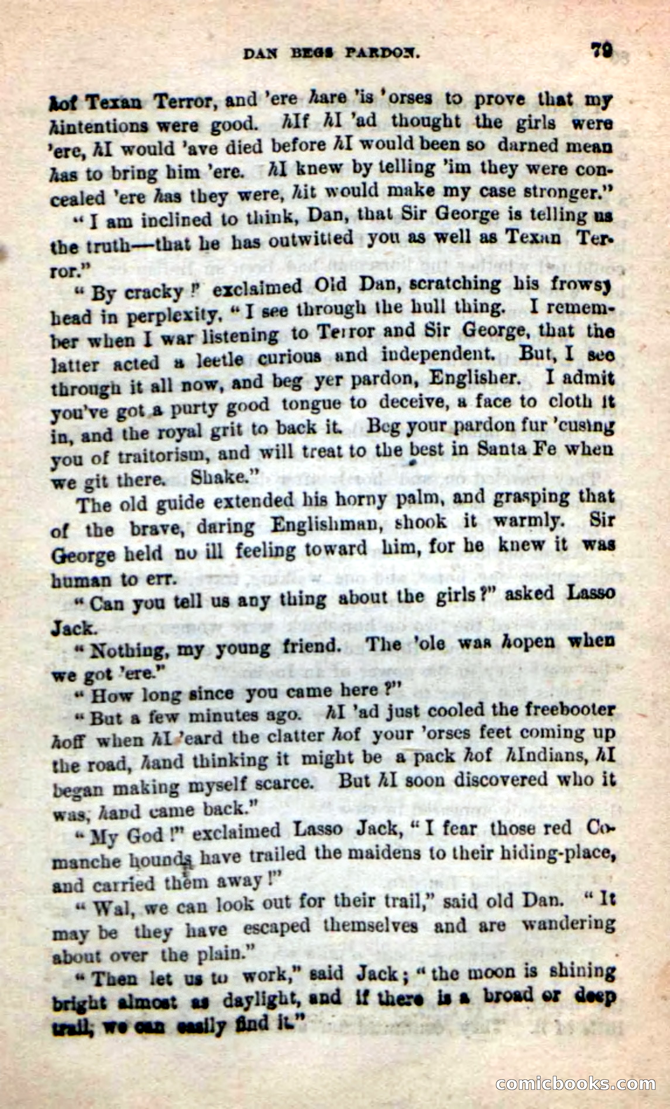 Beadle's New Dime Novels: The Young Mustanger — page 76 of 92
