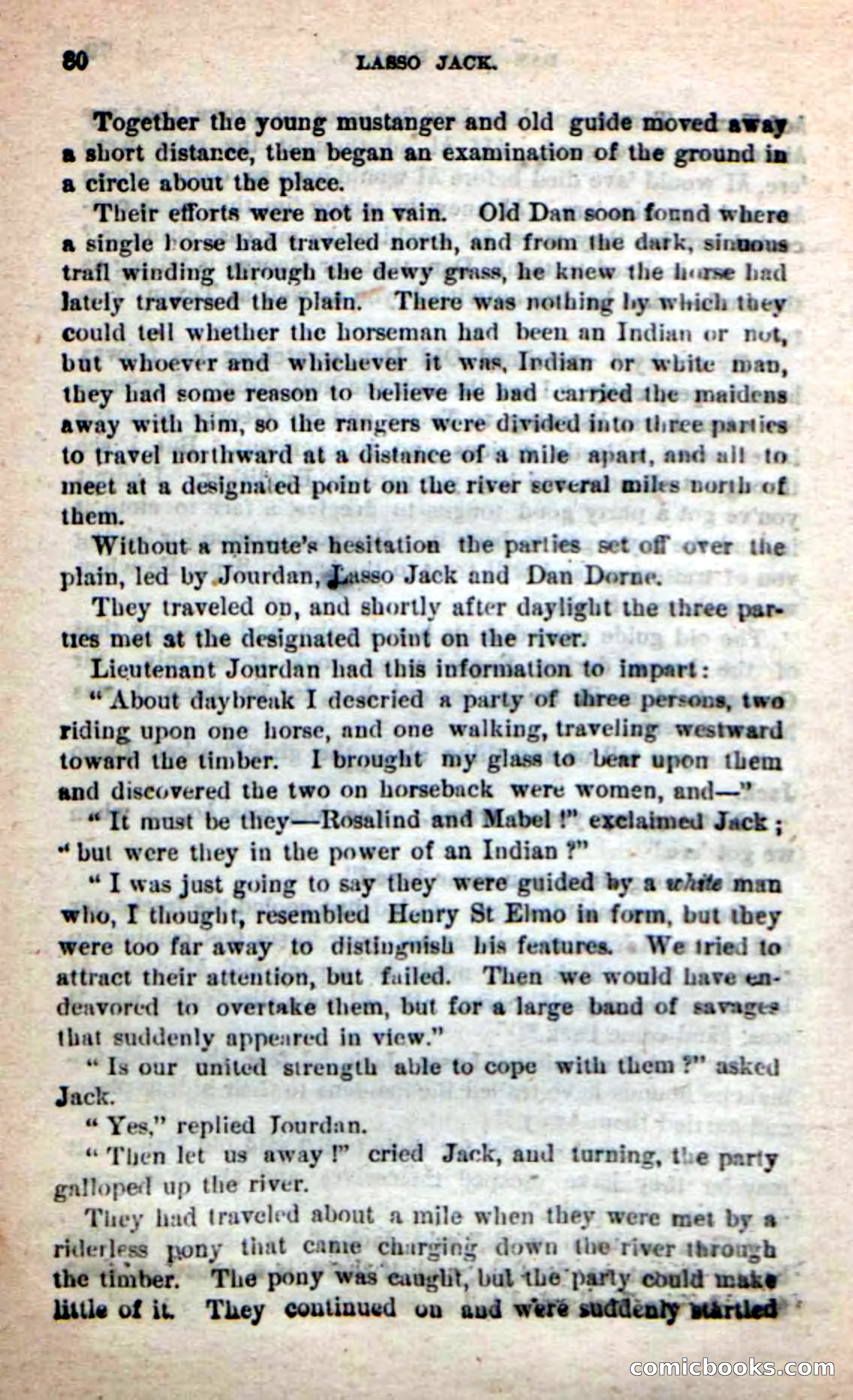 Beadle's New Dime Novels: The Young Mustanger — page 77 of 92