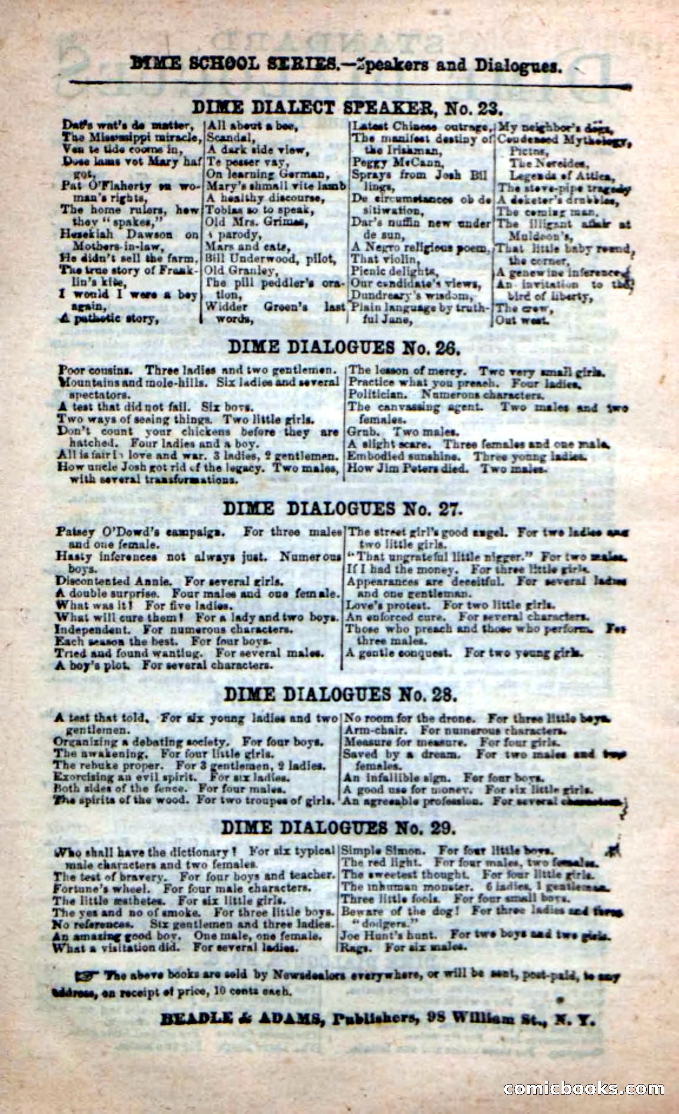 Beadle's New Dime Novels: The Young Mustanger — page 90 of 92