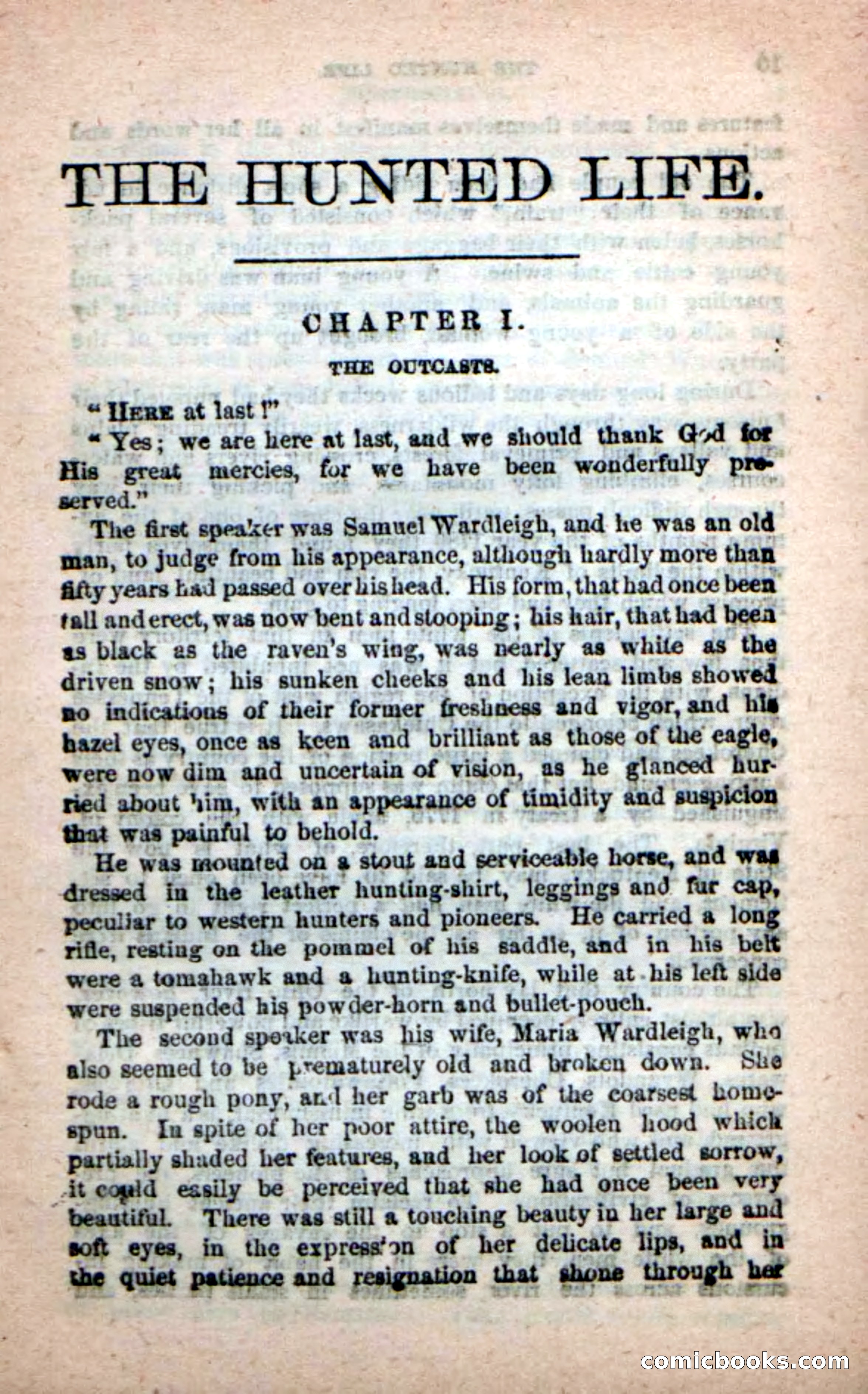 Beadle's New Dime Novels: The Hunted Life — page 5 of 100