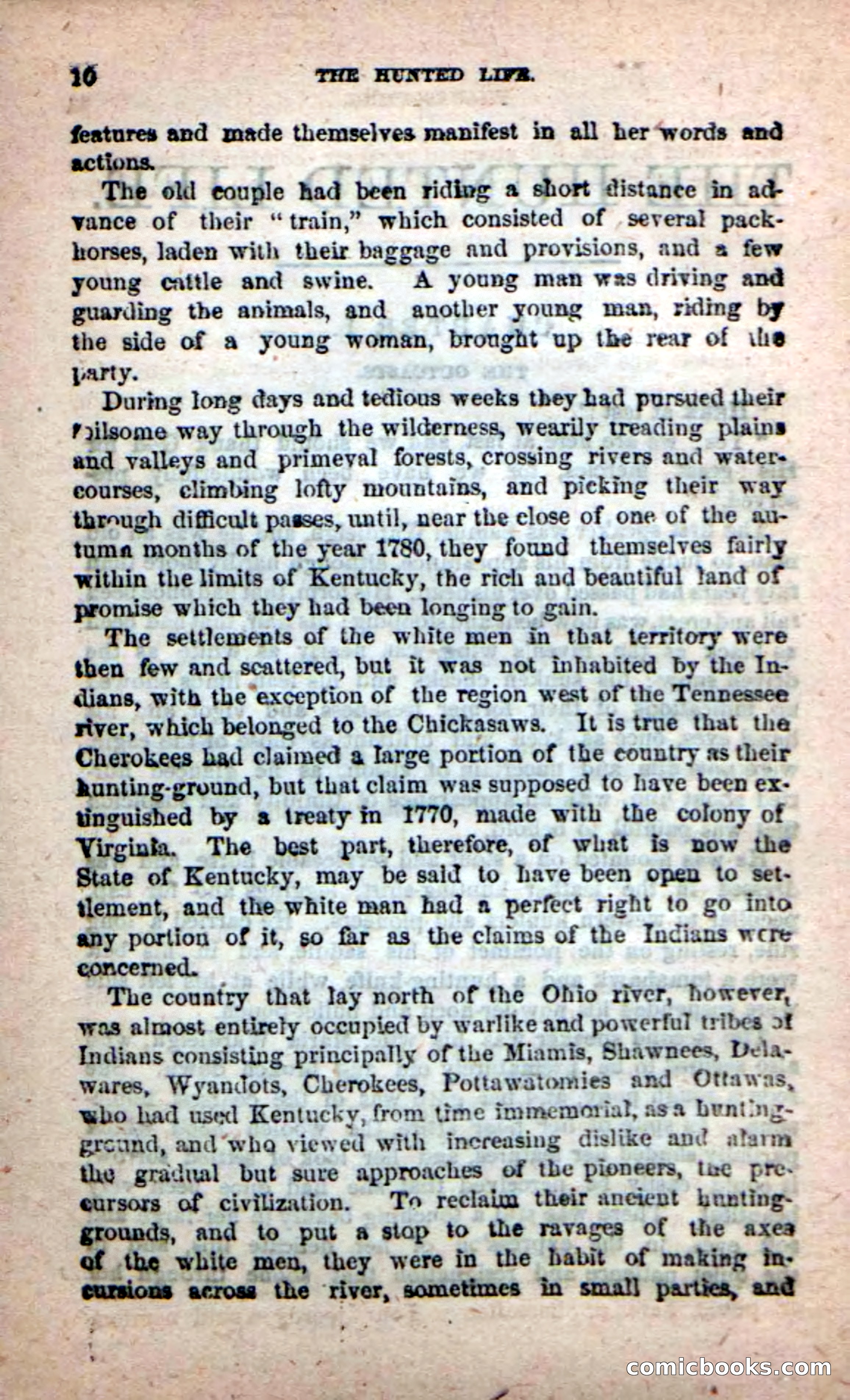 Beadle's New Dime Novels: The Hunted Life — page 6 of 100
