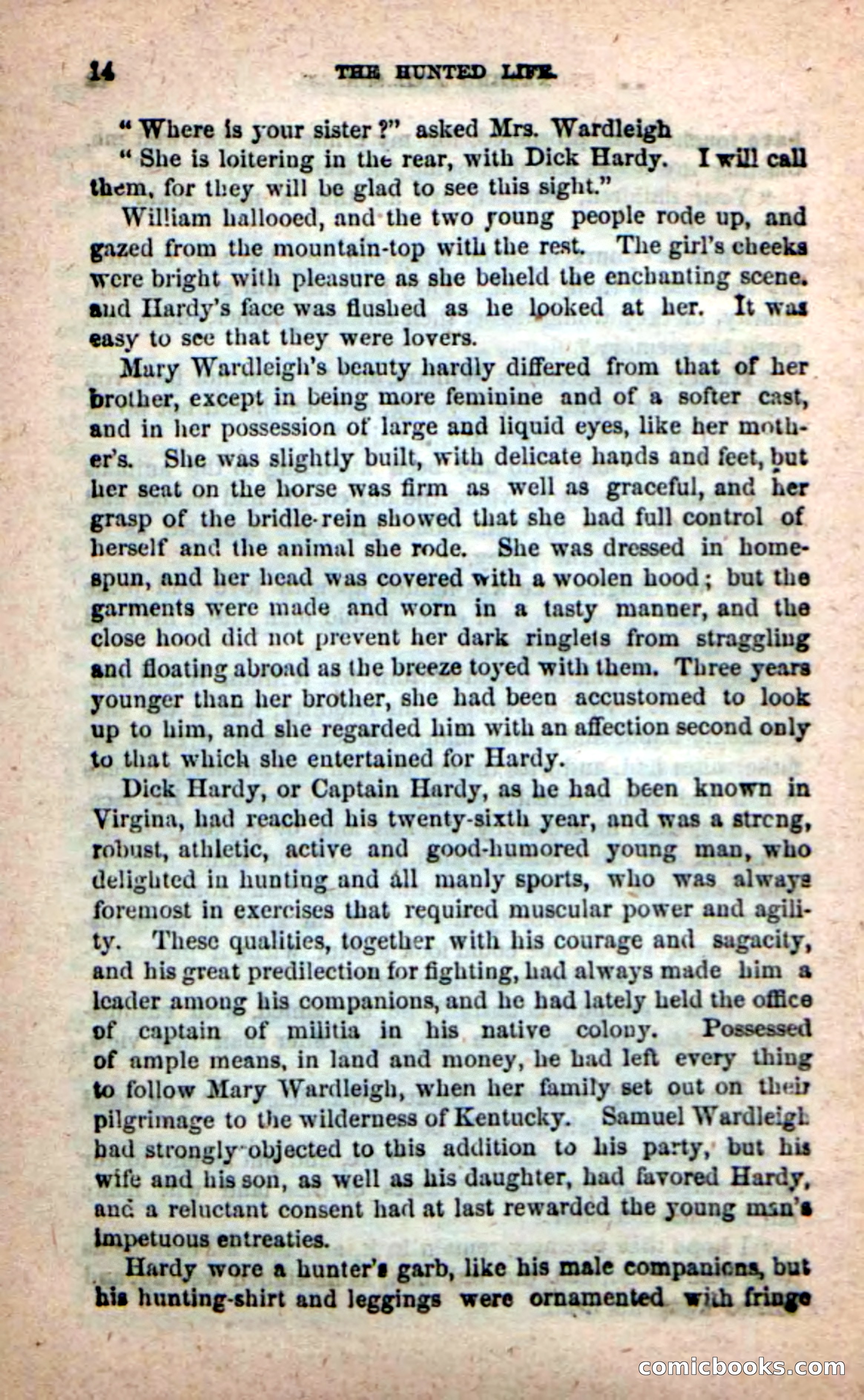 Beadle's New Dime Novels: The Hunted Life — page 10 of 100