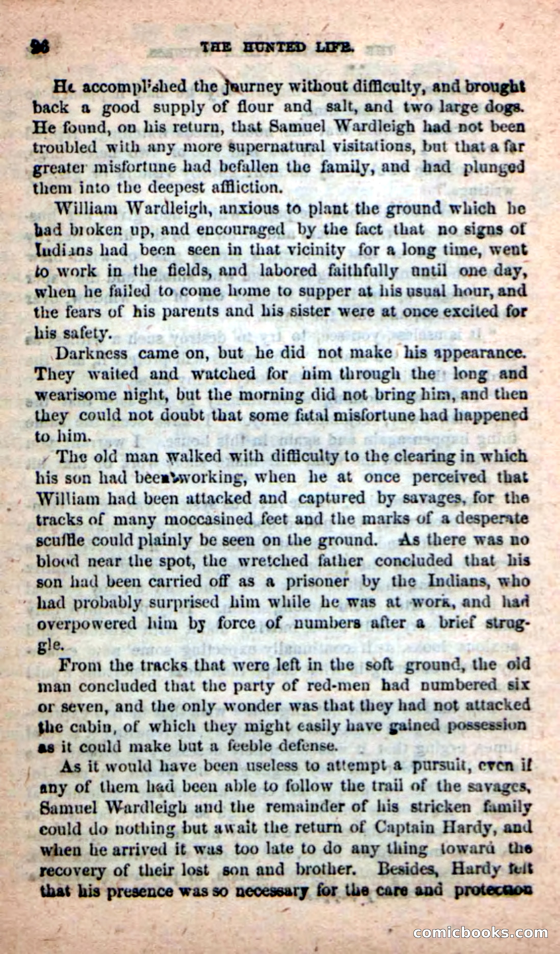 Beadle's New Dime Novels: The Hunted Life — page 22 of 100