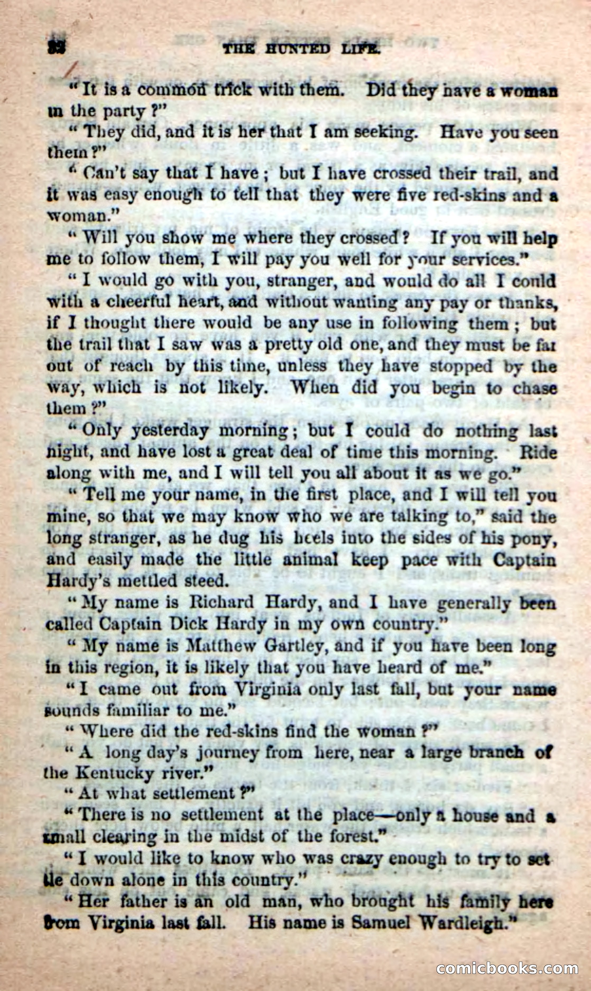 Beadle's New Dime Novels: The Hunted Life — page 28 of 100