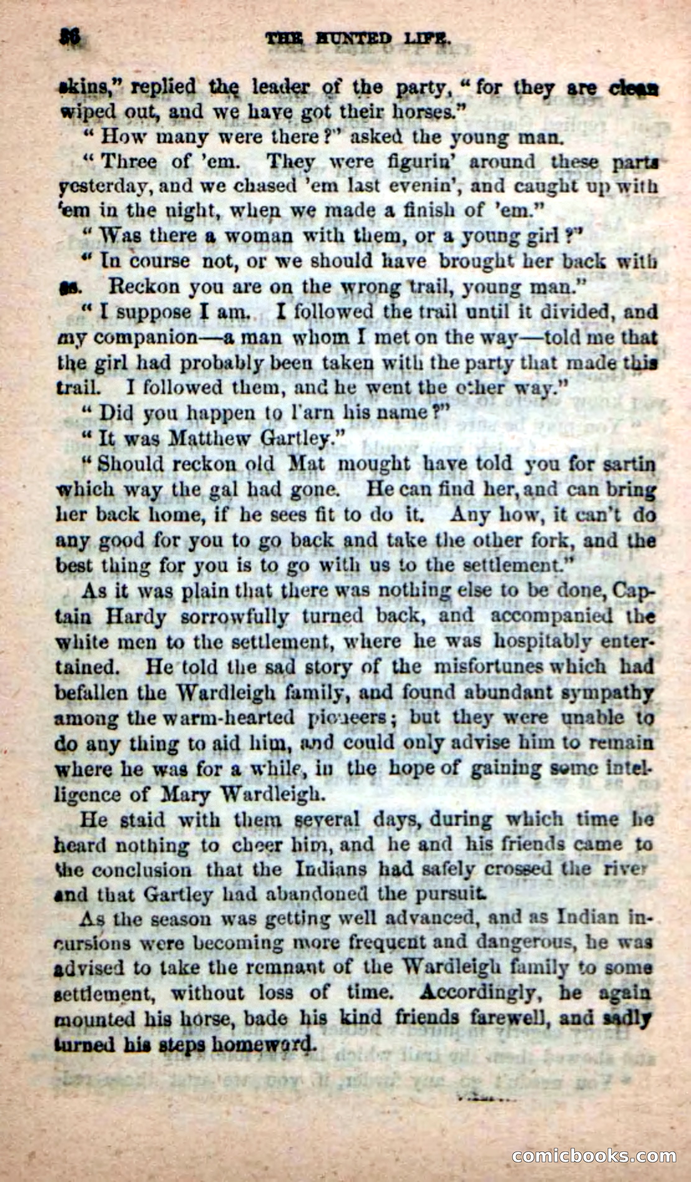 Beadle's New Dime Novels: The Hunted Life — page 32 of 100
