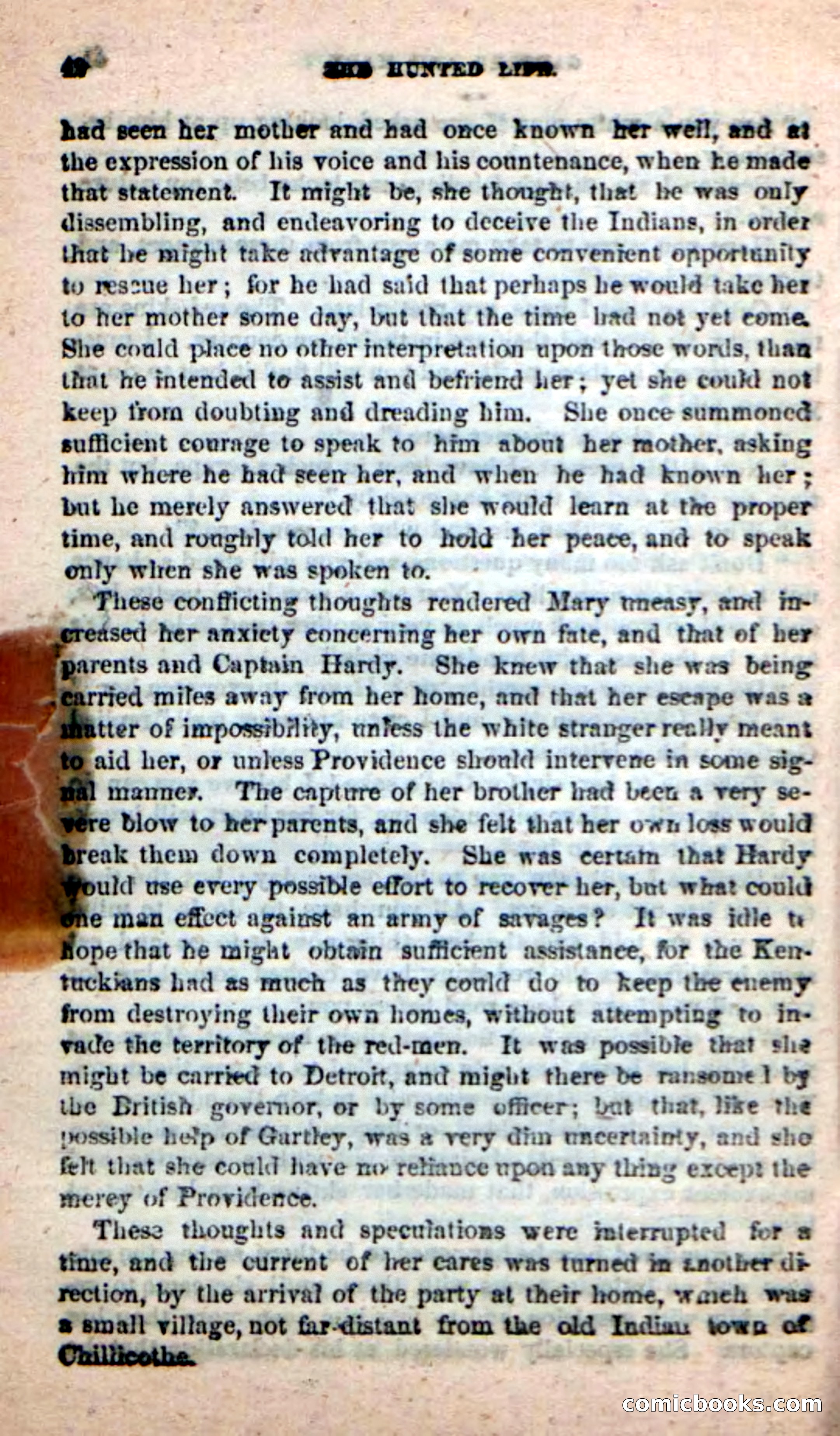 Beadle's New Dime Novels: The Hunted Life — page 38 of 100
