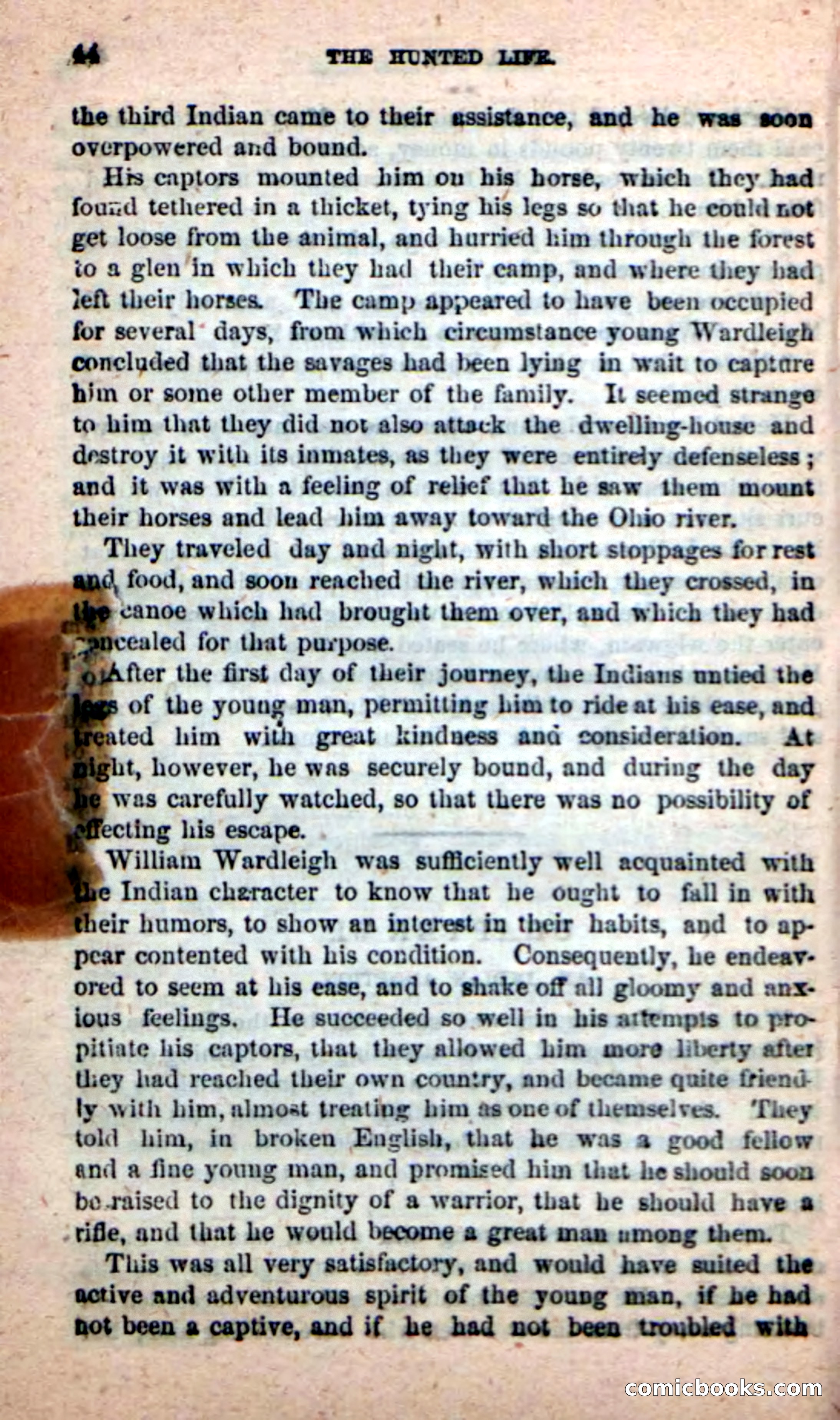 Beadle's New Dime Novels: The Hunted Life — page 40 of 100