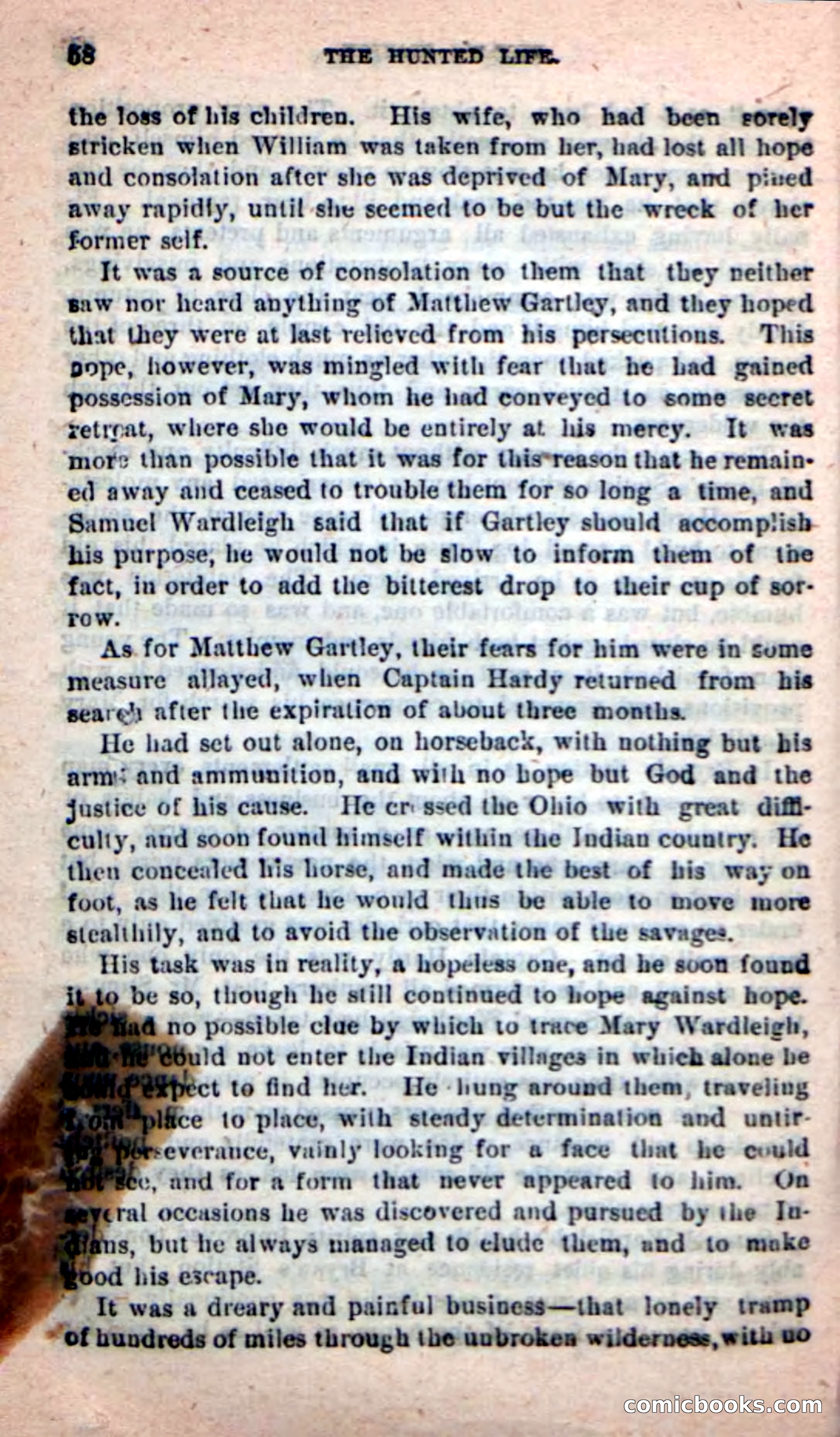 Beadle's New Dime Novels: The Hunted Life — page 54 of 100
