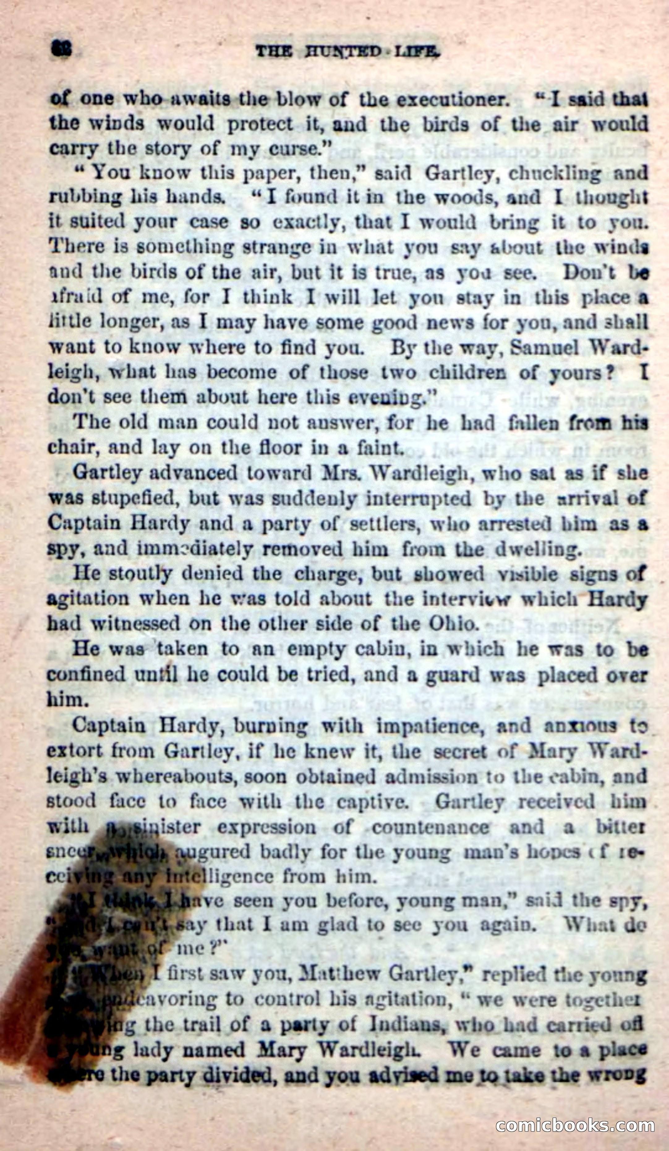 Beadle's New Dime Novels: The Hunted Life — page 58 of 100