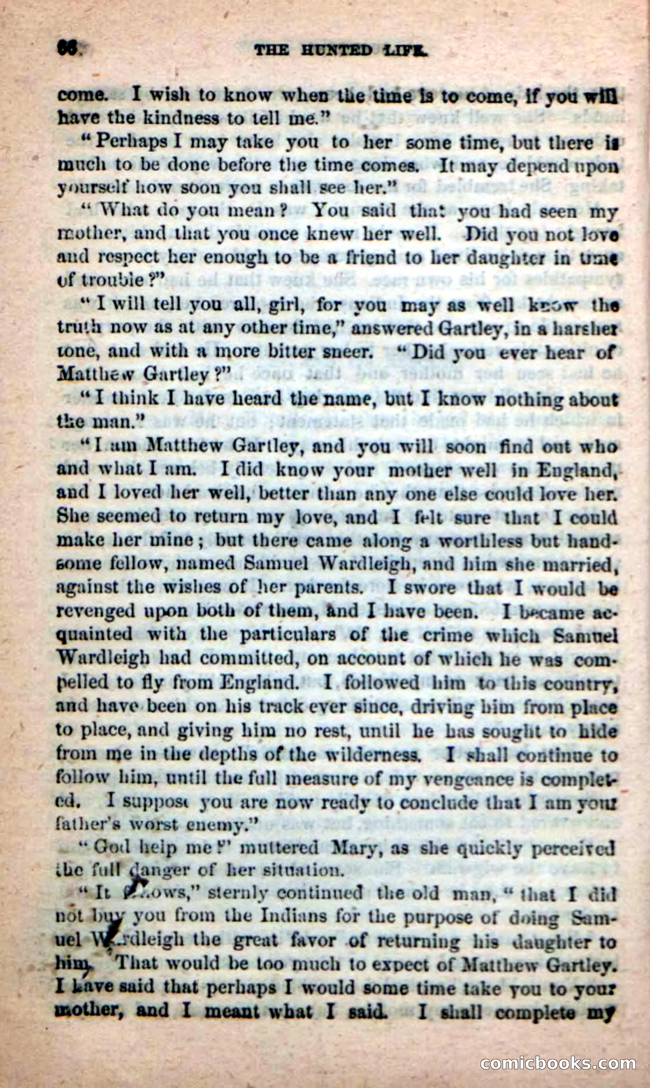 Beadle's New Dime Novels: The Hunted Life — page 62 of 100