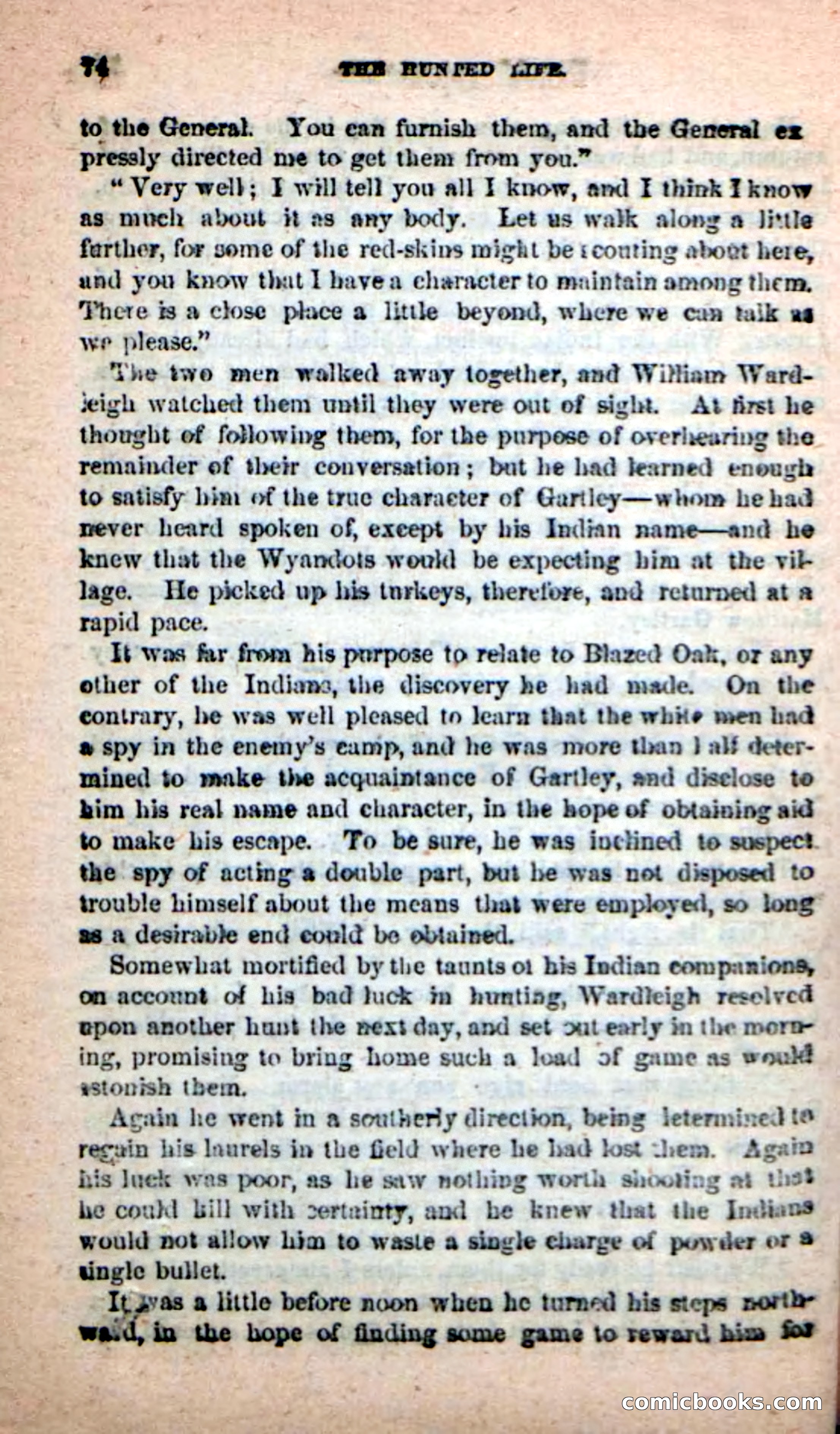 Beadle's New Dime Novels: The Hunted Life — page 70 of 100