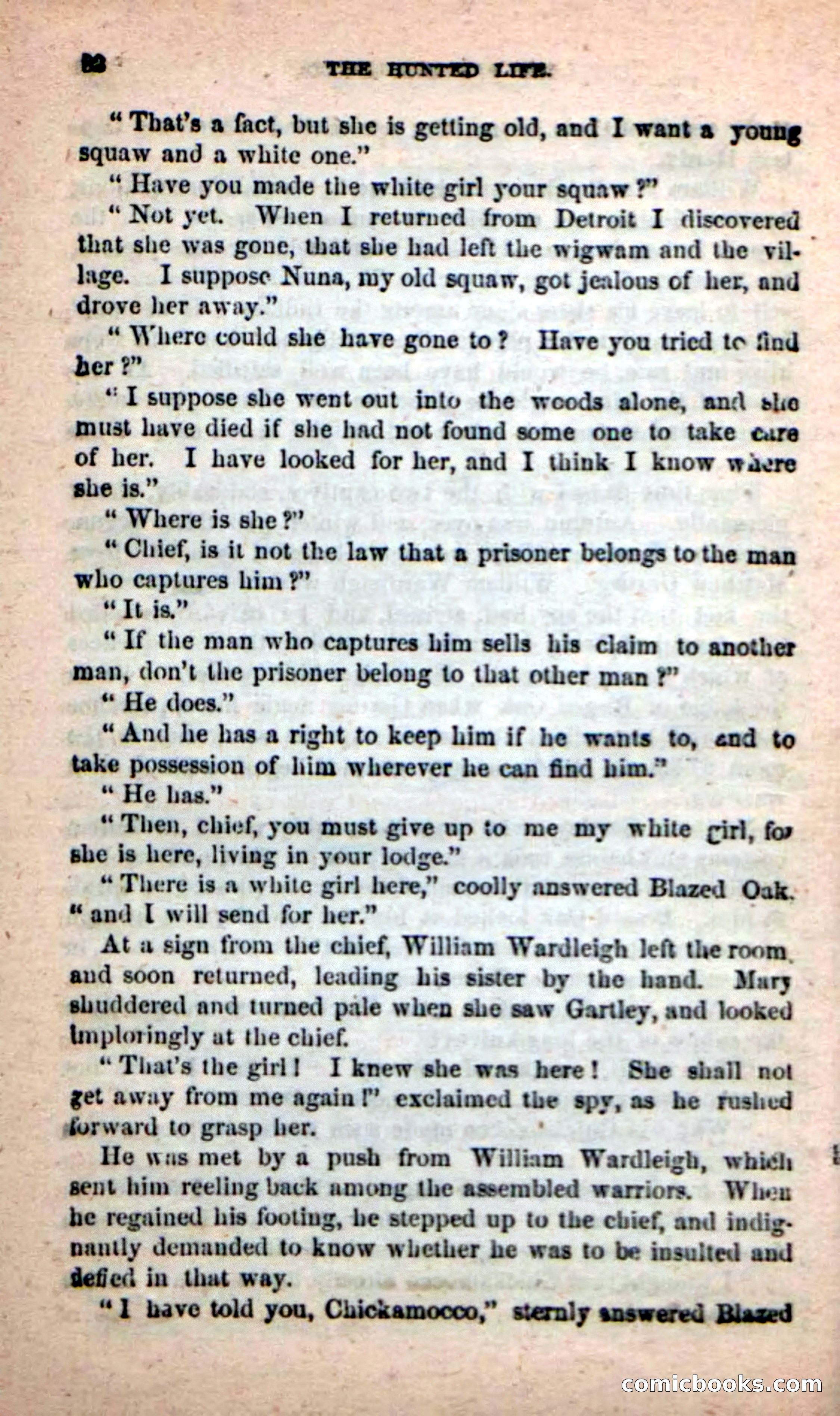 Beadle's New Dime Novels: The Hunted Life — page 78 of 100