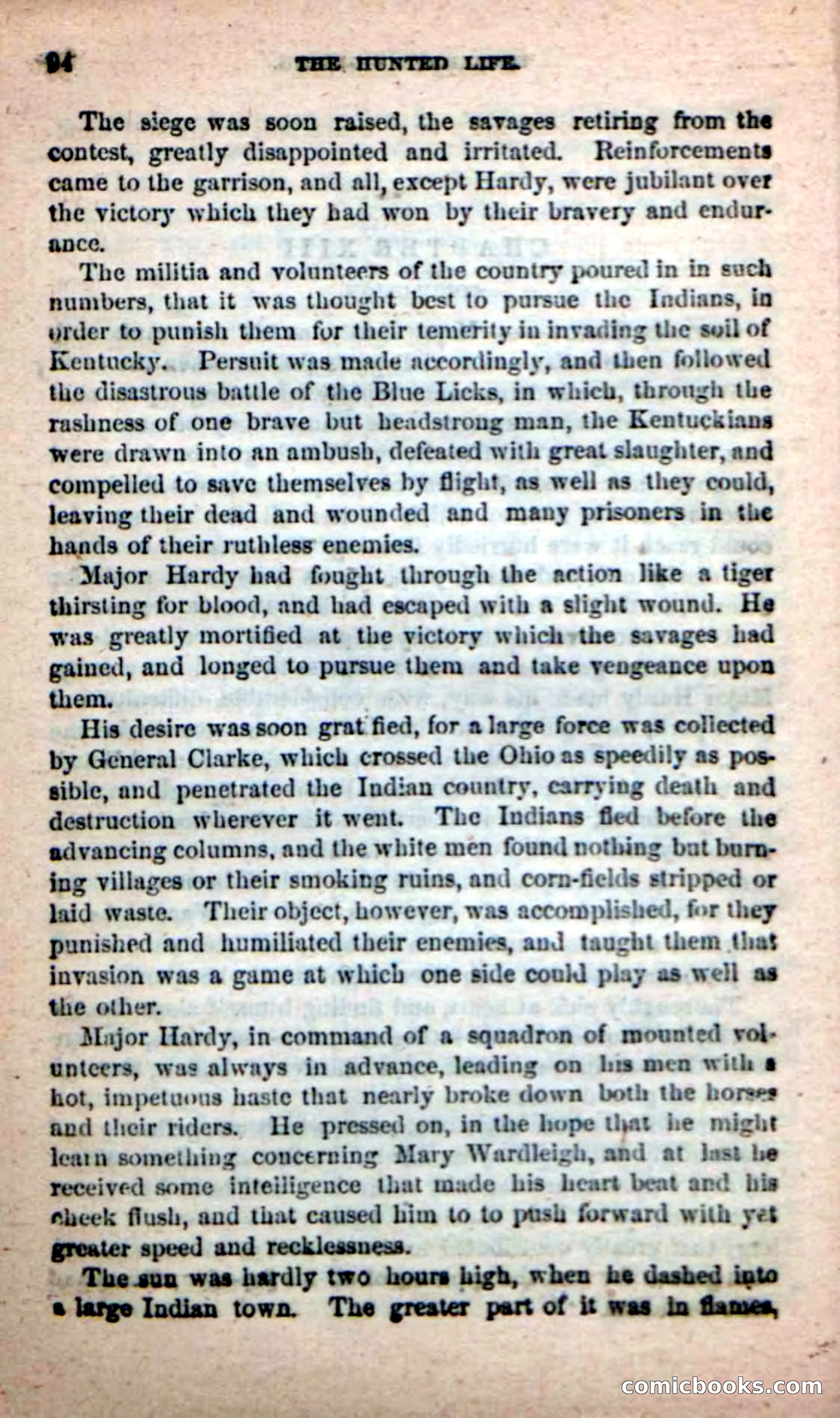 Beadle's New Dime Novels: The Hunted Life — page 90 of 100