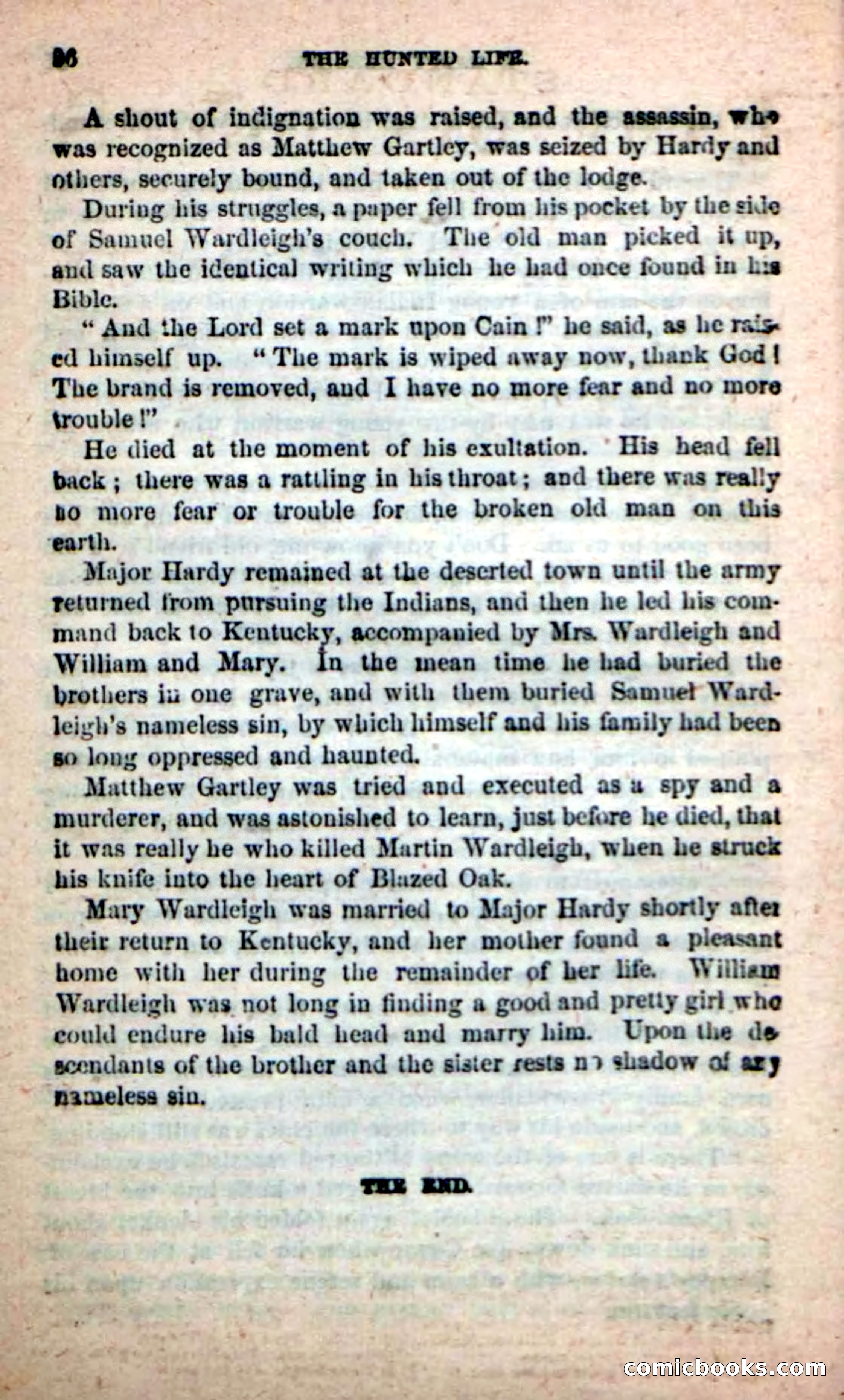 Beadle's New Dime Novels: The Hunted Life — page 92 of 100