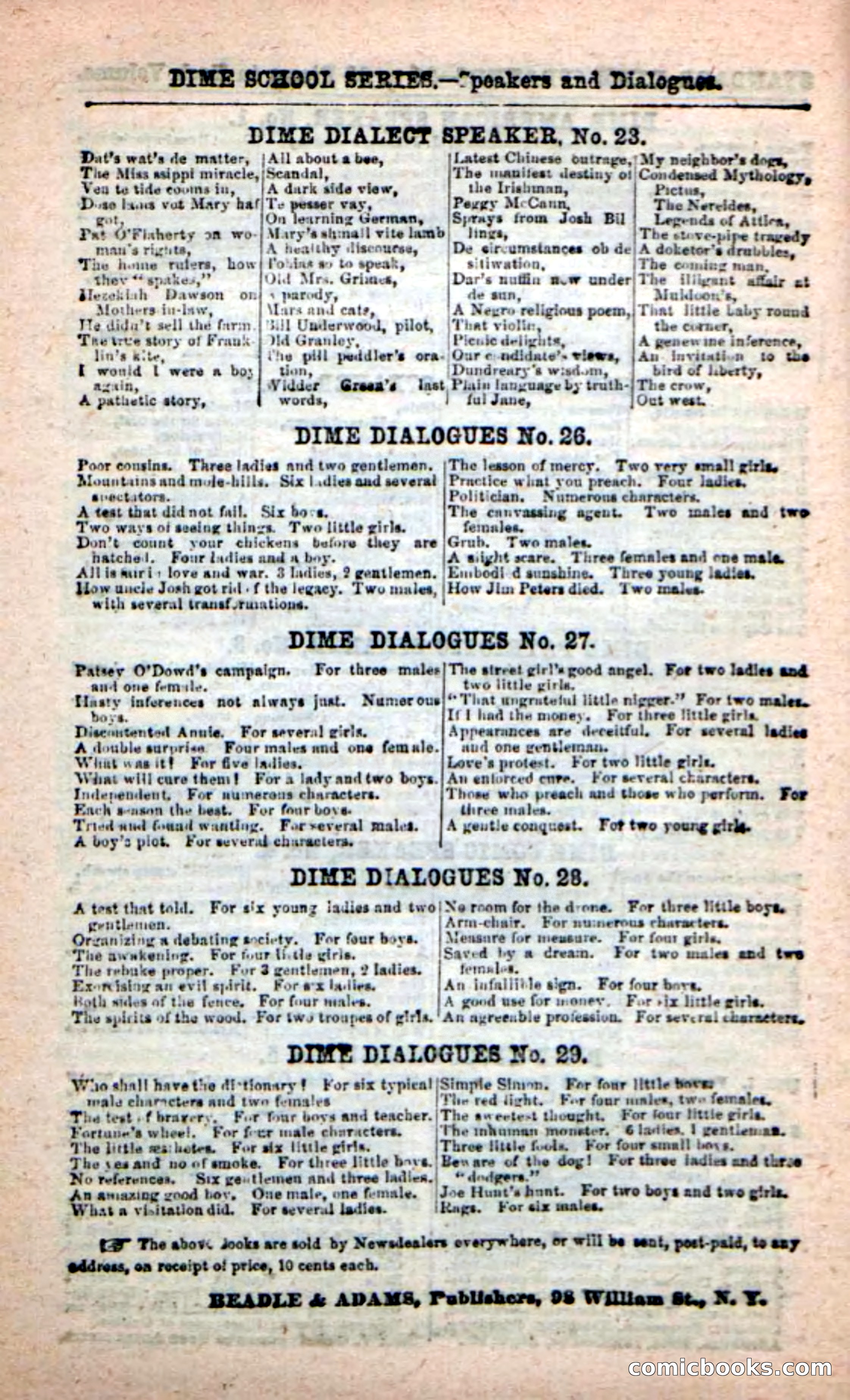 Beadle's New Dime Novels: The Hunted Life — page 98 of 100