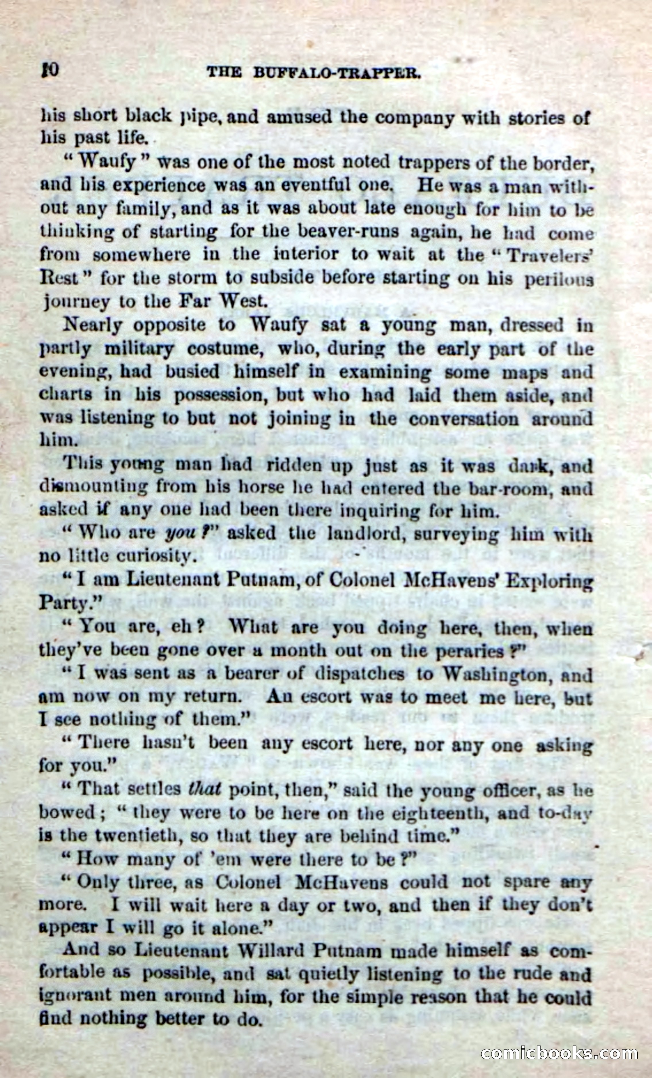 Beadle's New Dime Novels: The Buffalo-Trapper — page 8 of 100