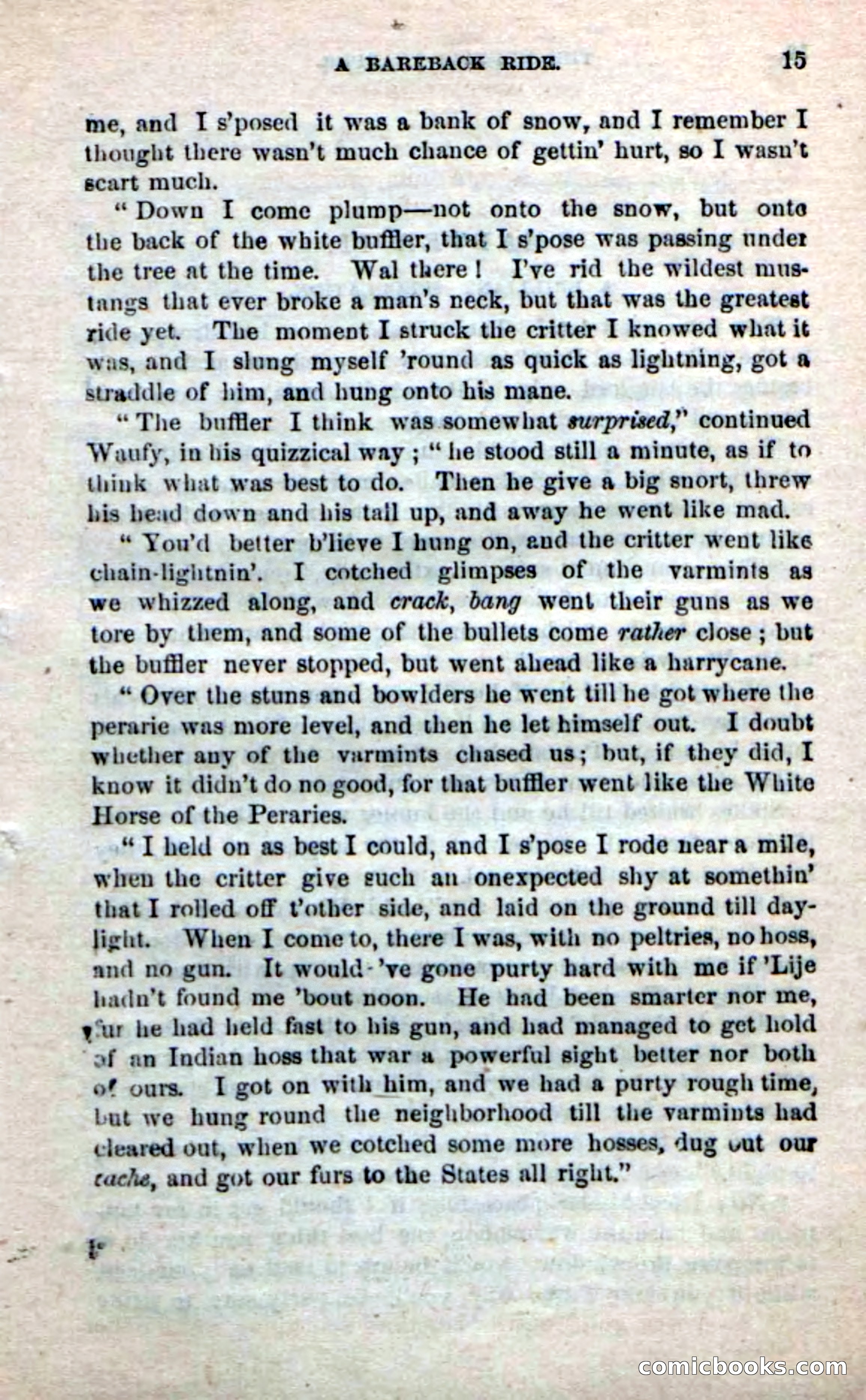 Beadle's New Dime Novels: The Buffalo-Trapper — page 13 of 100