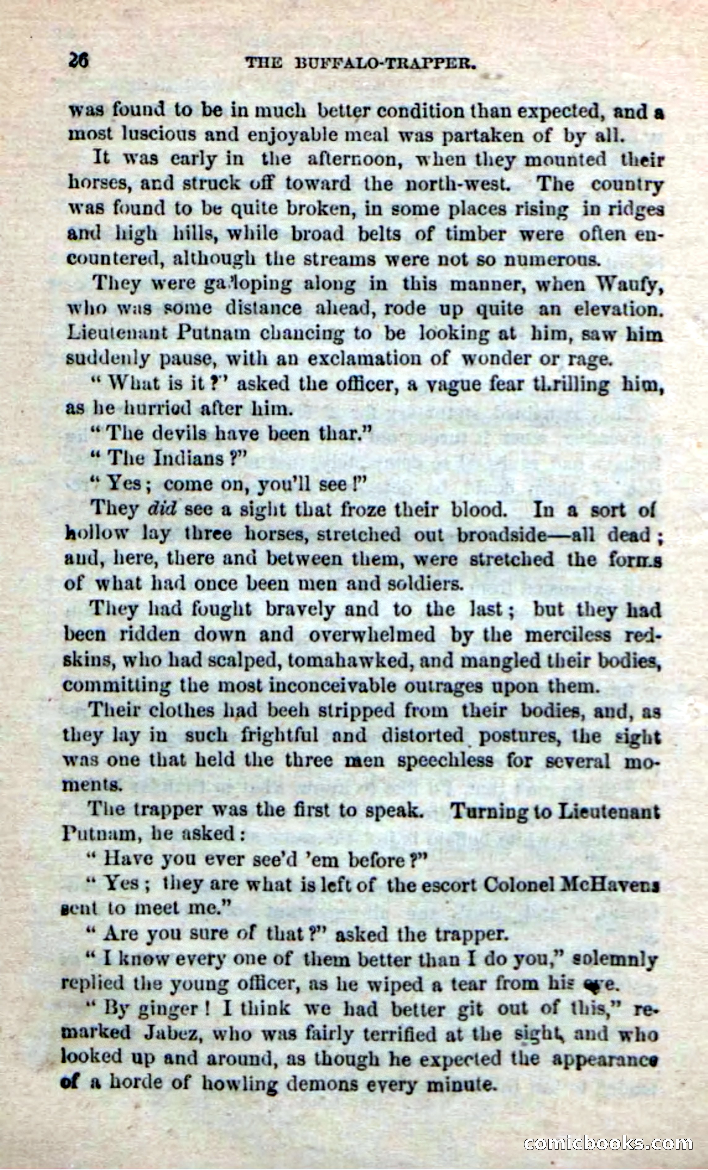 Beadle's New Dime Novels: The Buffalo-Trapper — page 24 of 100