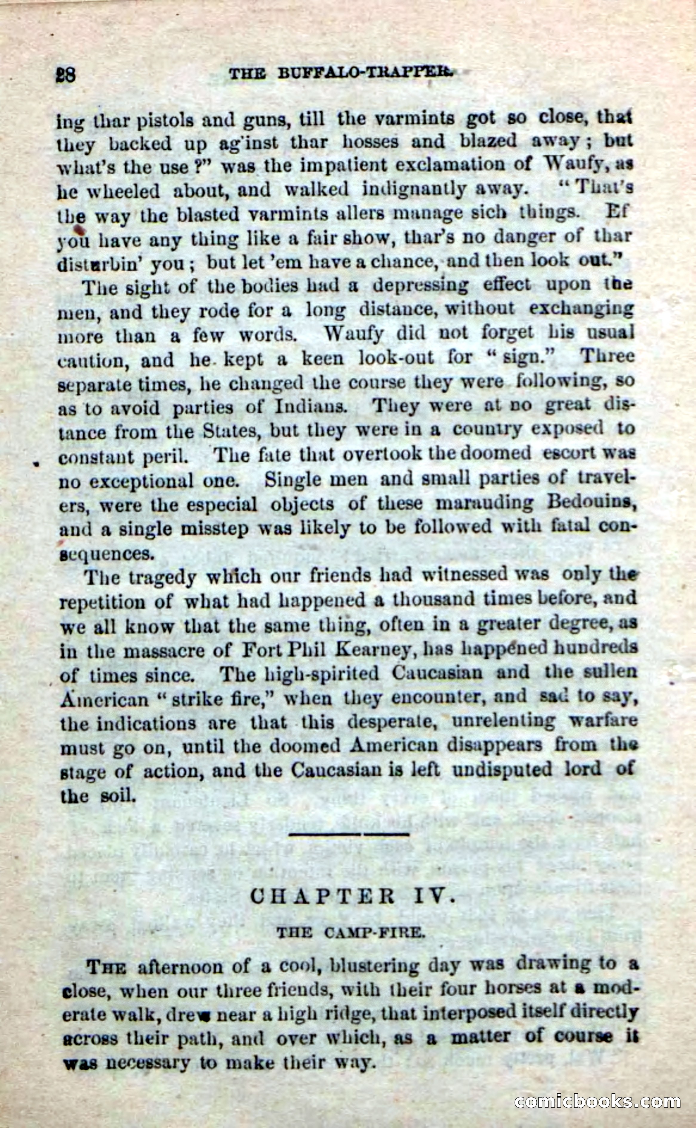Beadle's New Dime Novels: The Buffalo-Trapper — page 26 of 100