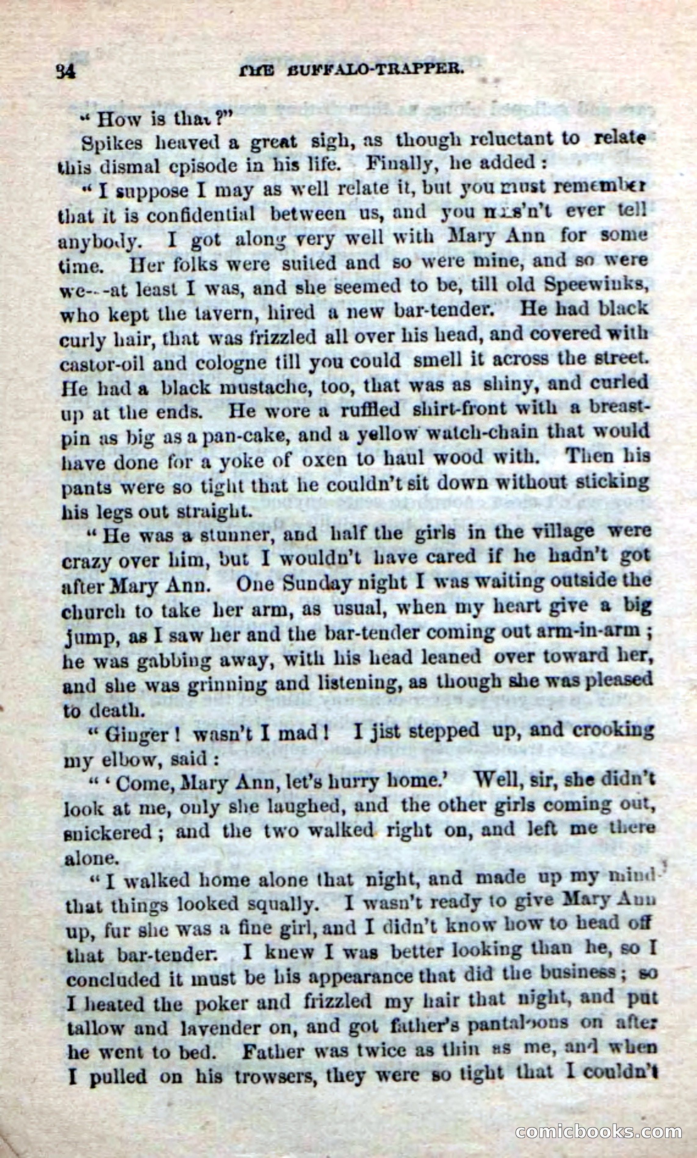 Beadle's New Dime Novels: The Buffalo-Trapper — page 32 of 100