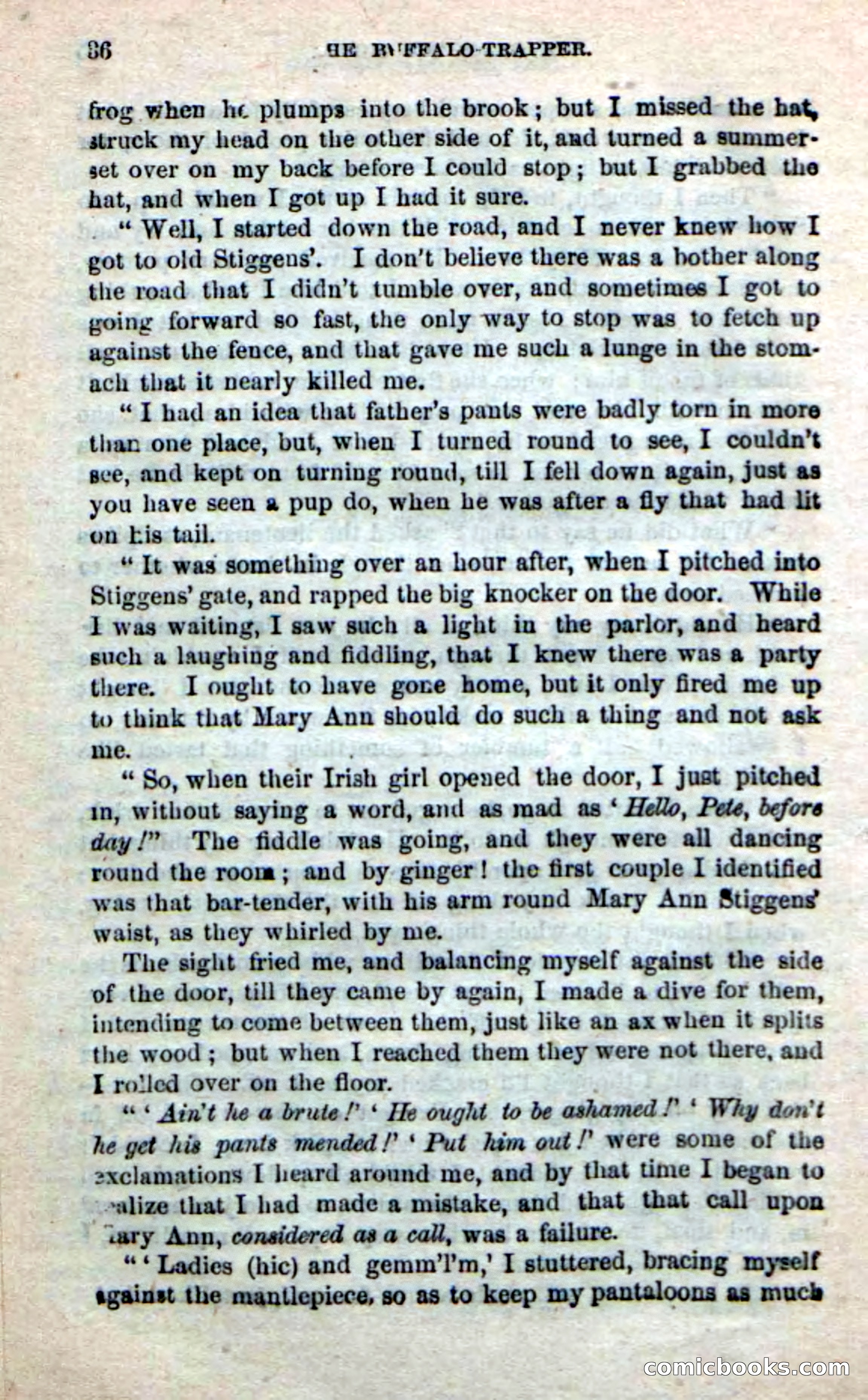 Beadle's New Dime Novels: The Buffalo-Trapper — page 34 of 100