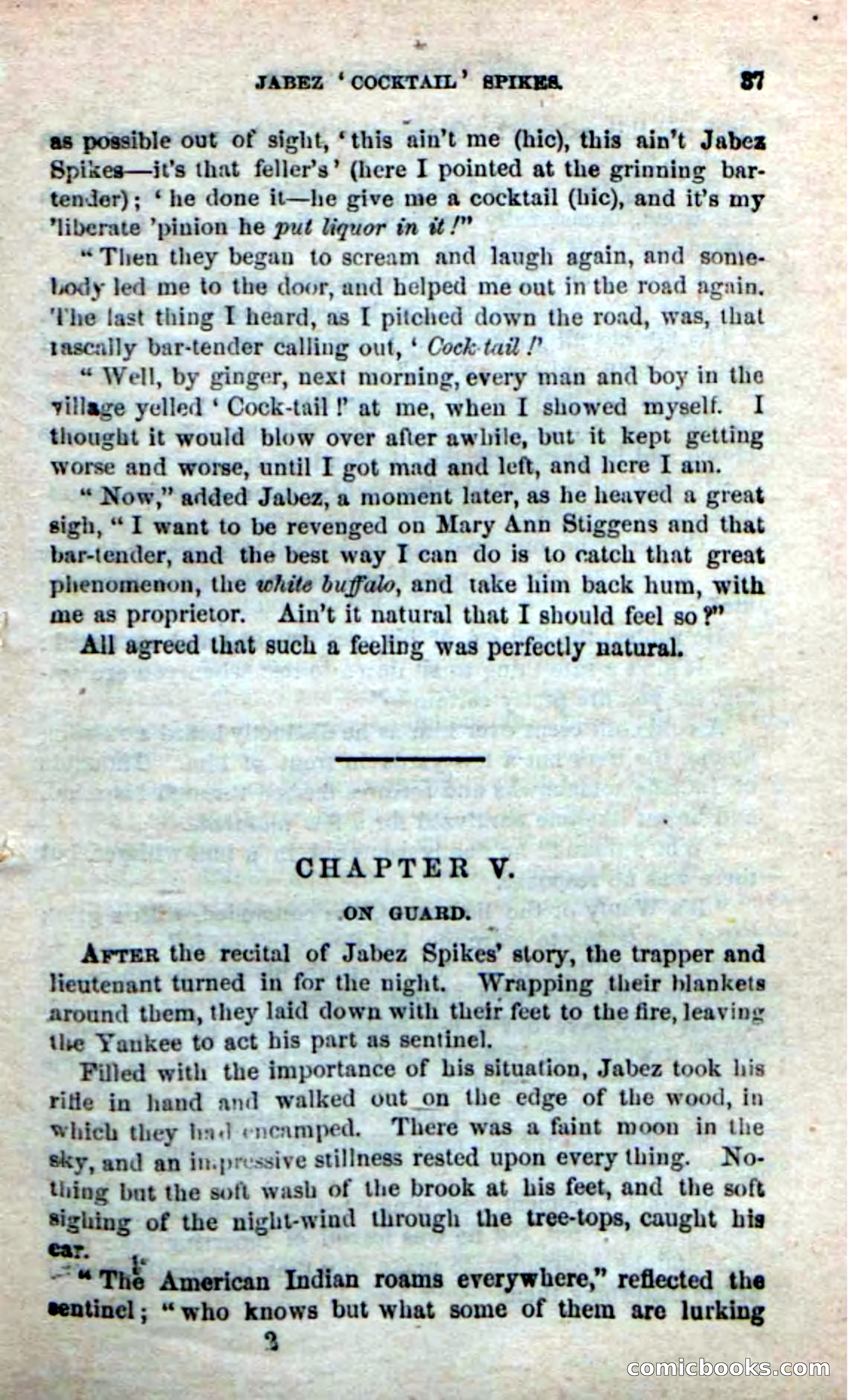 Beadle's New Dime Novels: The Buffalo-Trapper — page 35 of 100