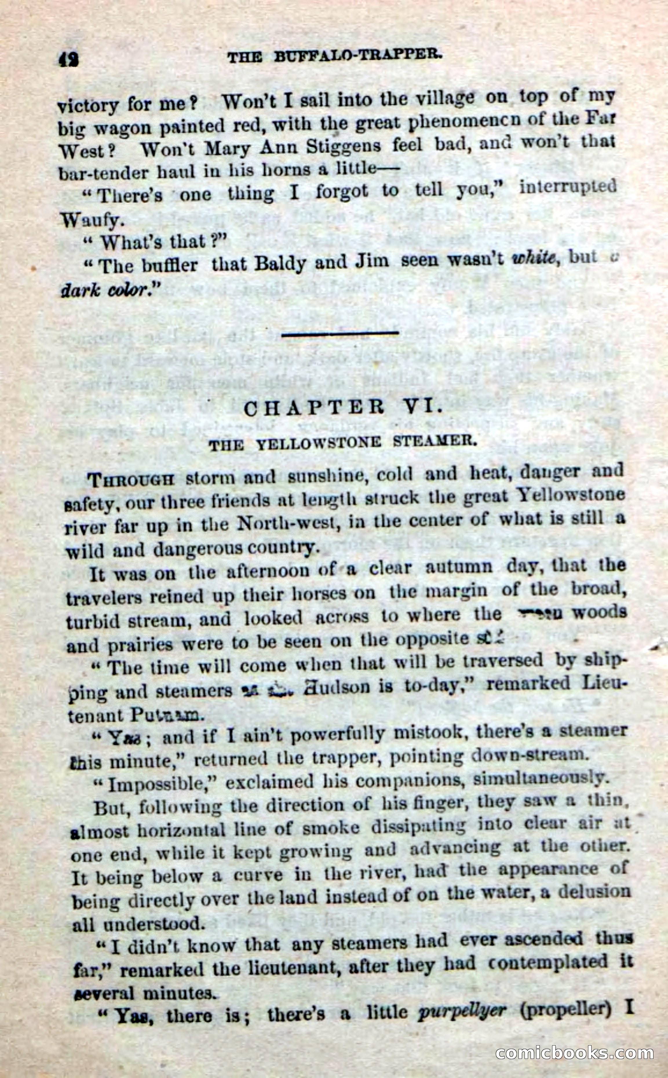 Beadle's New Dime Novels: The Buffalo-Trapper — page 40 of 100