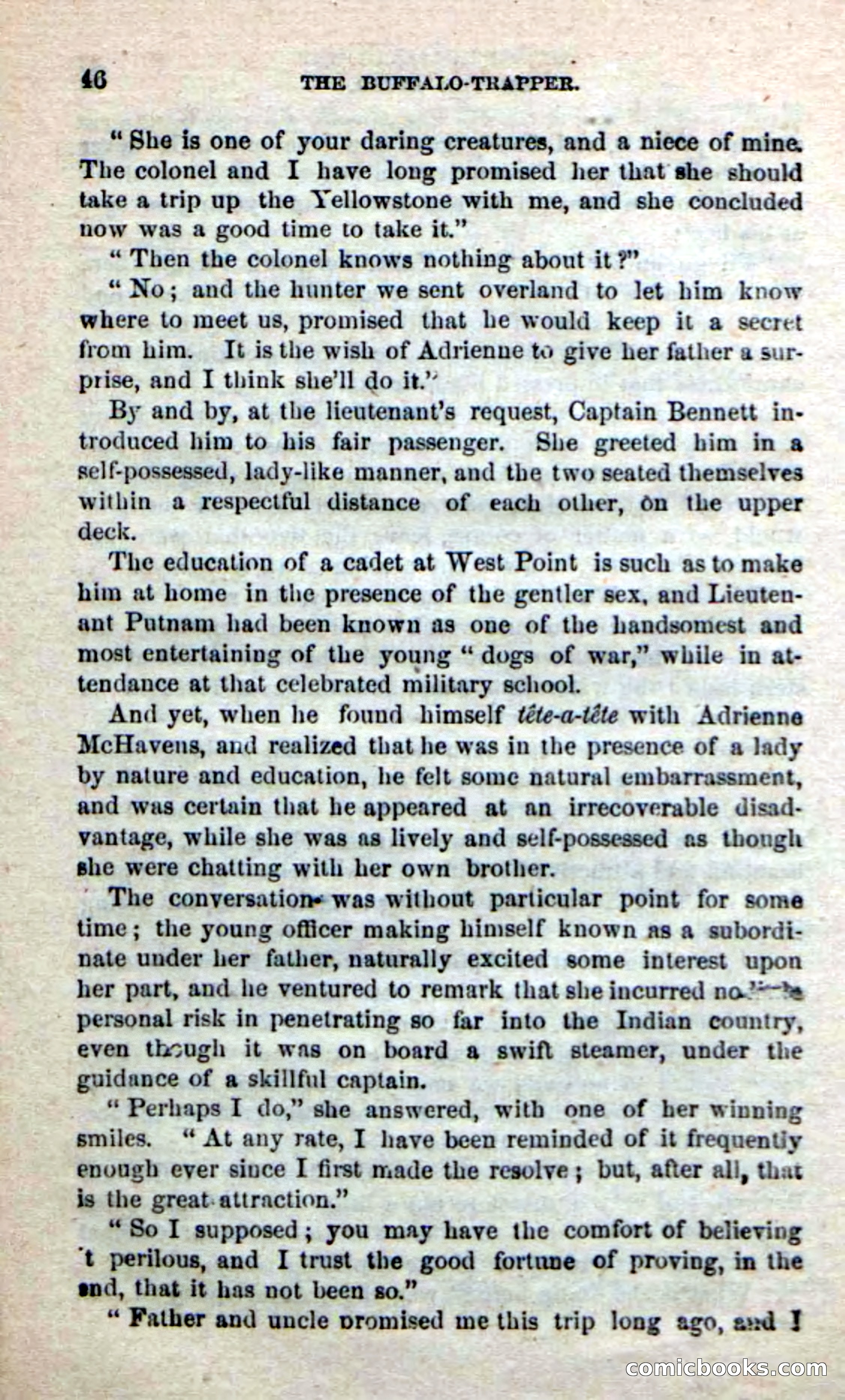 Beadle's New Dime Novels: The Buffalo-Trapper — page 44 of 100