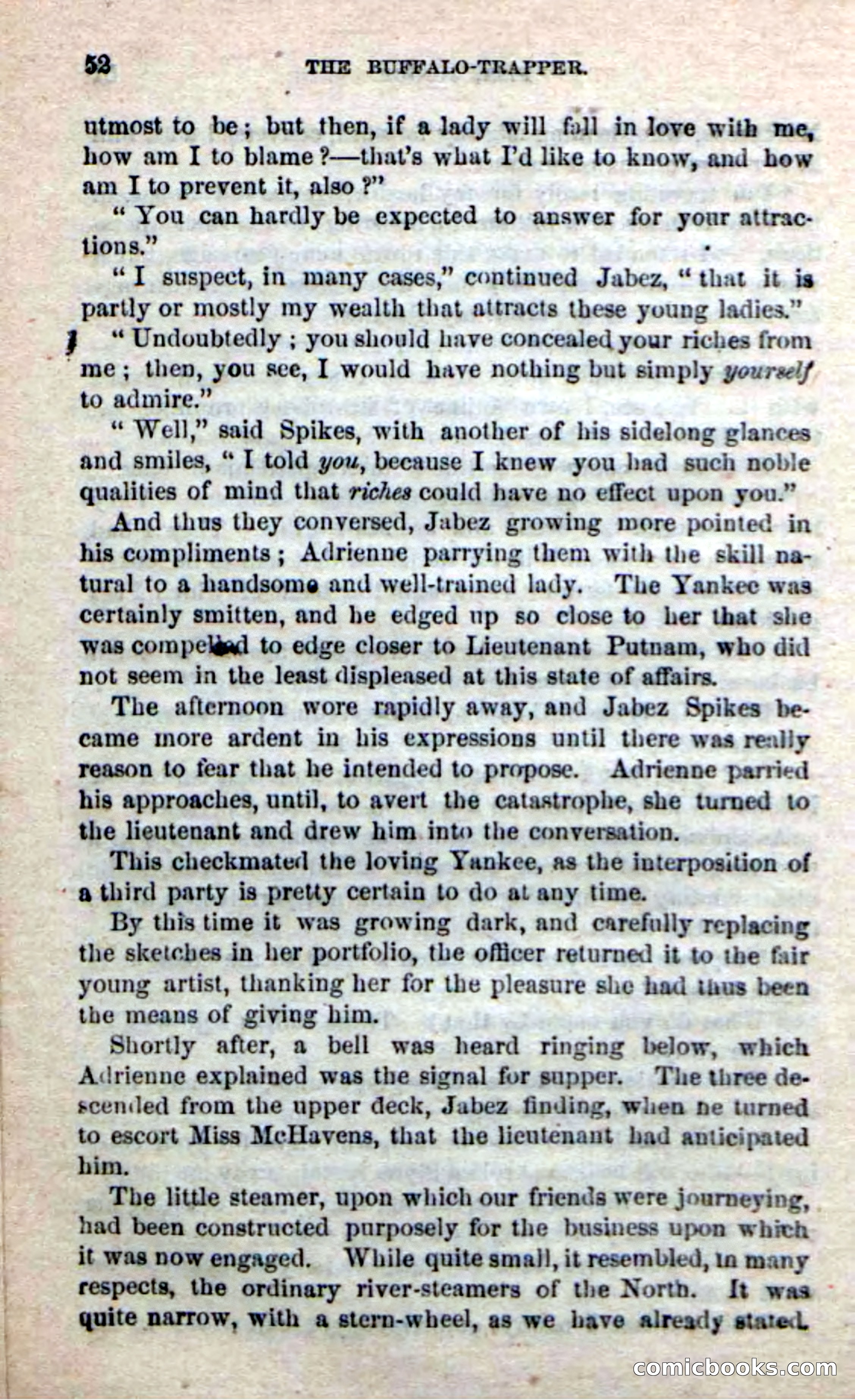 Beadle's New Dime Novels: The Buffalo-Trapper — page 50 of 100