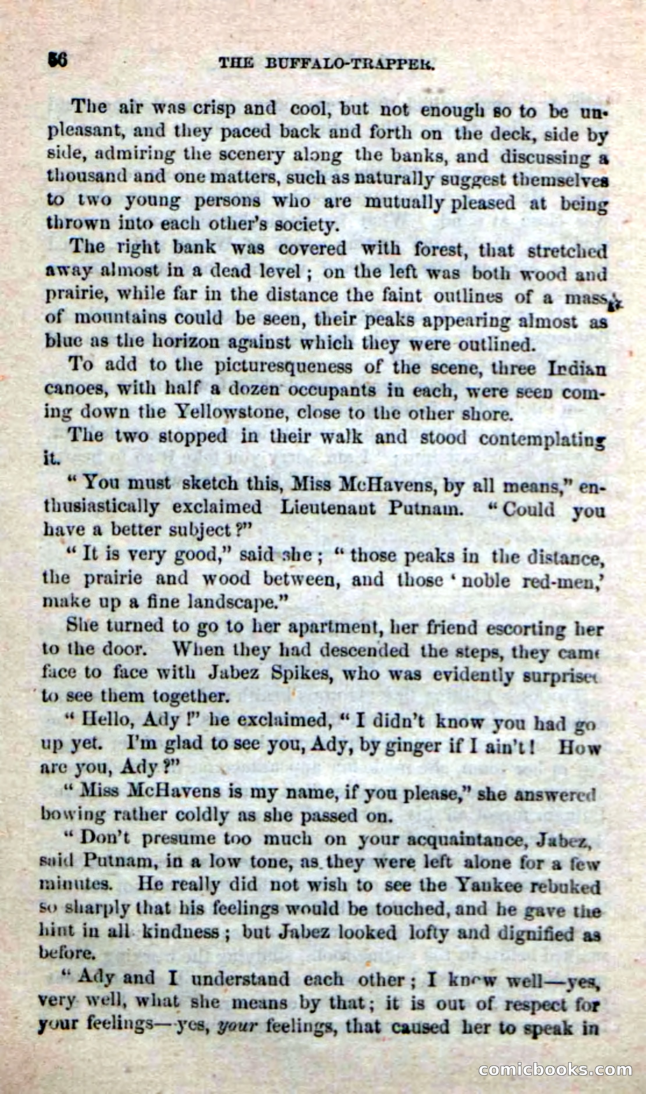 Beadle's New Dime Novels: The Buffalo-Trapper — page 54 of 100