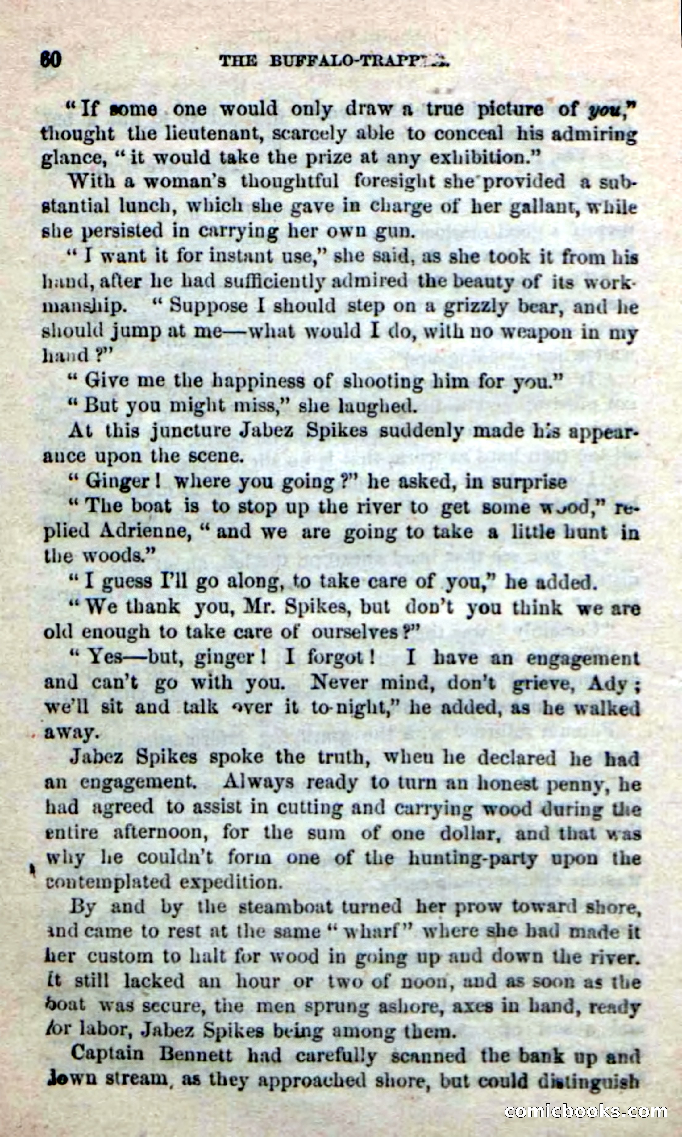 Beadle's New Dime Novels: The Buffalo-Trapper — page 58 of 100