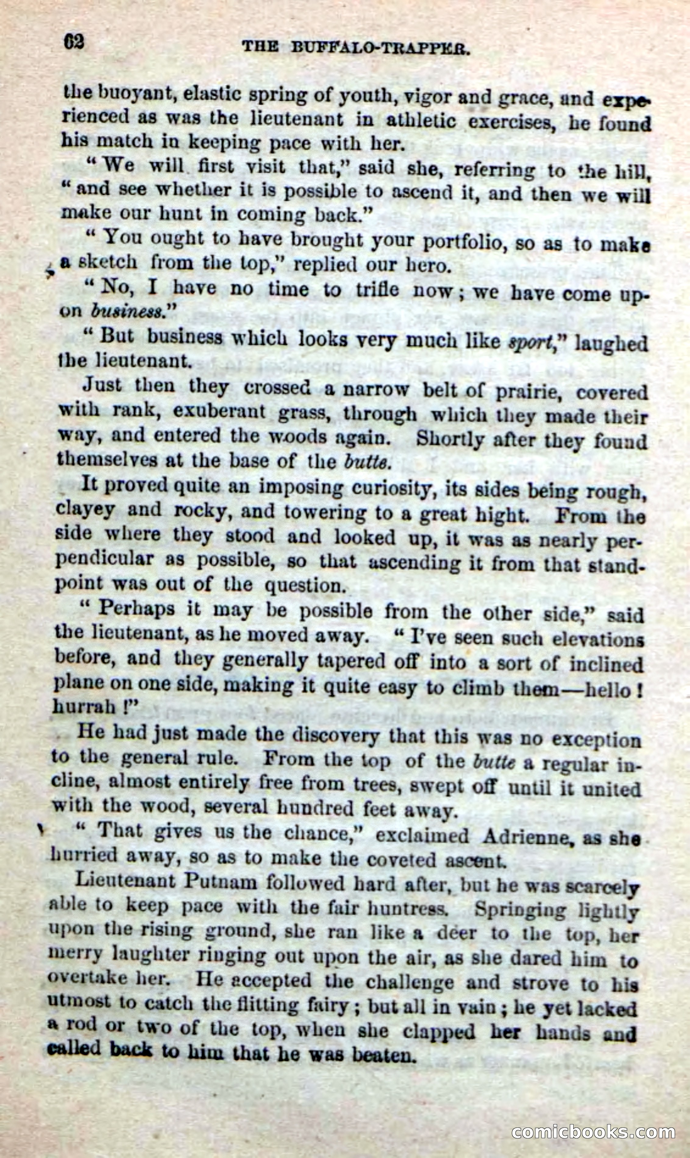 Beadle's New Dime Novels: The Buffalo-Trapper — page 60 of 100