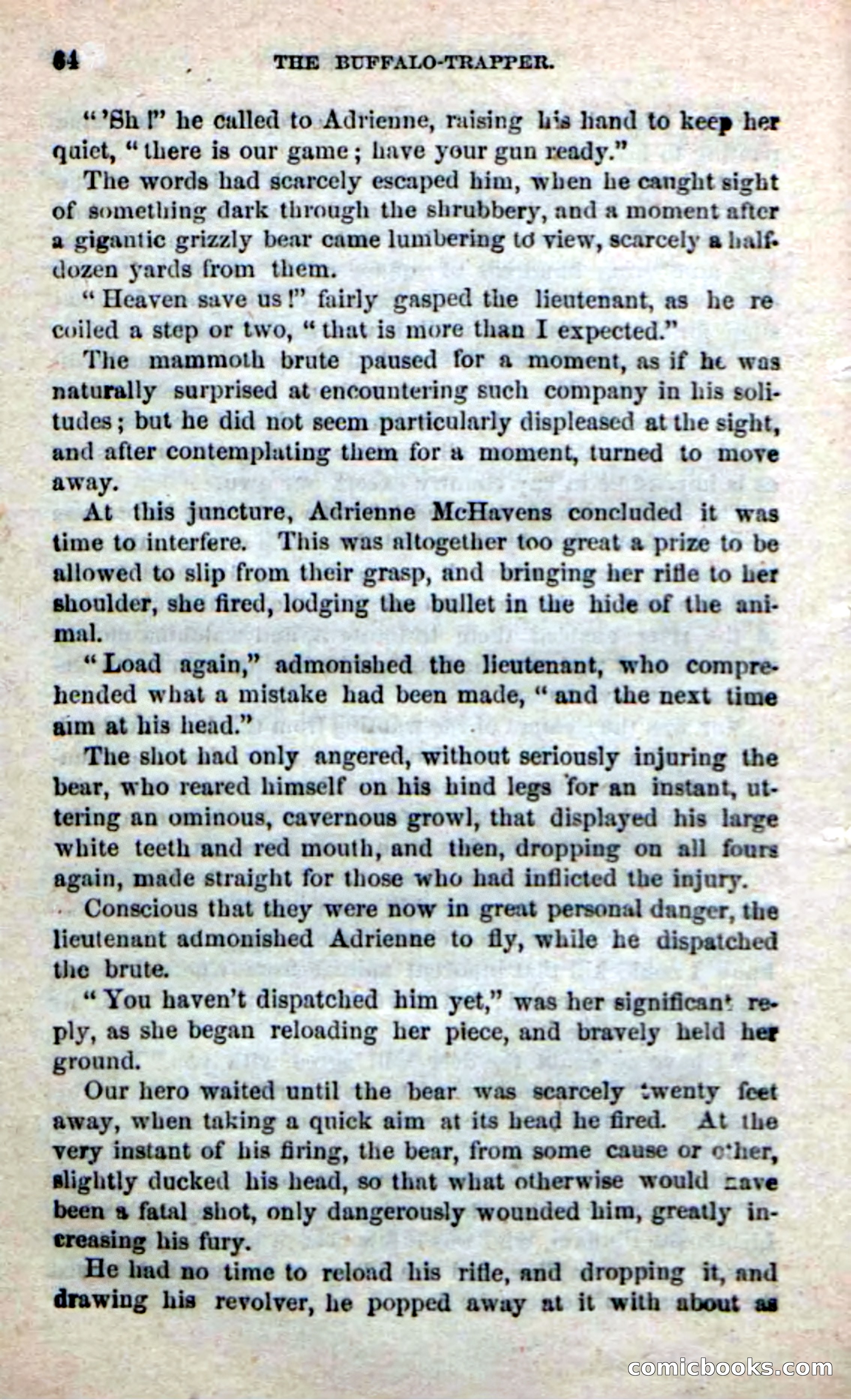 Beadle's New Dime Novels: The Buffalo-Trapper — page 62 of 100
