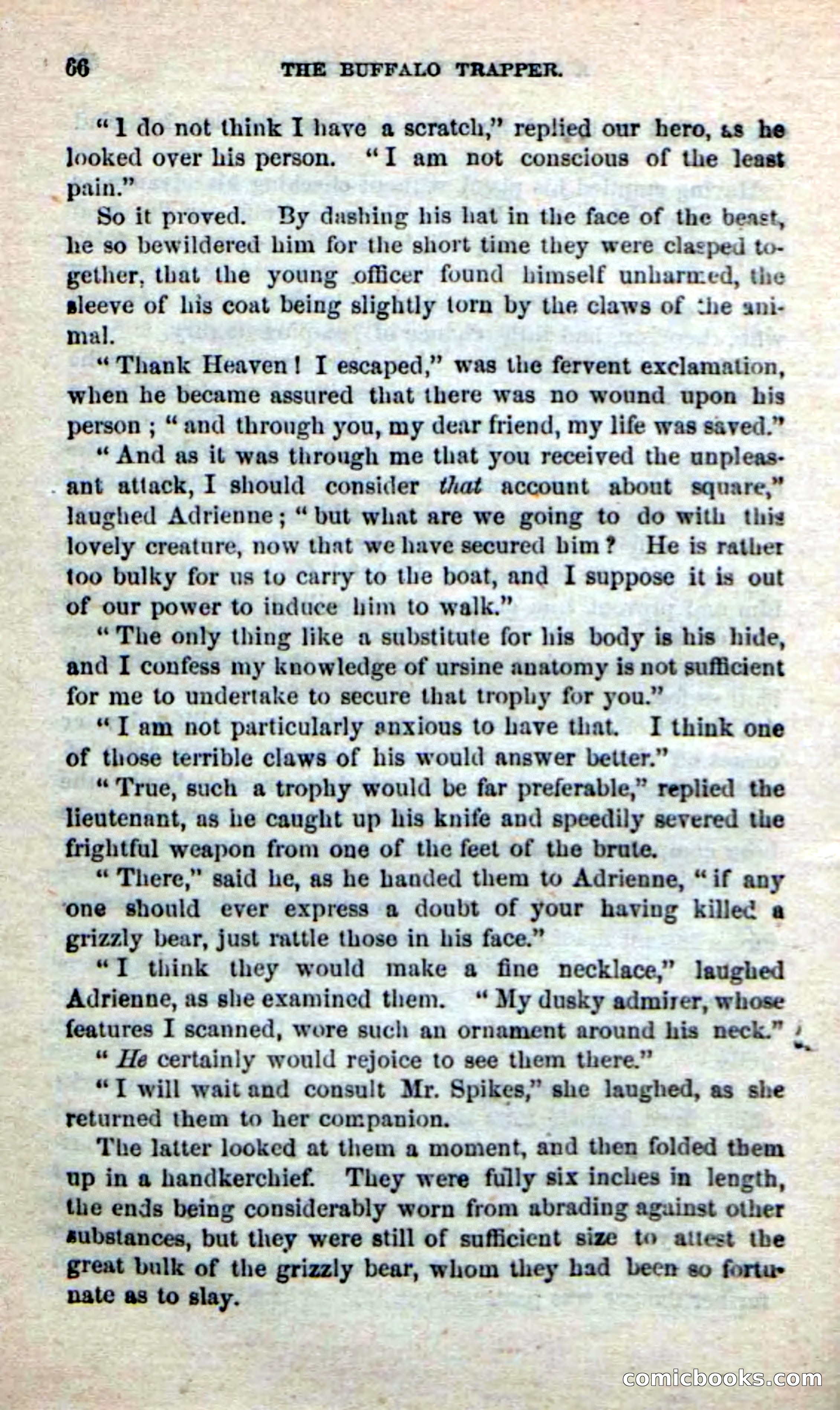 Beadle's New Dime Novels: The Buffalo-Trapper — page 64 of 100