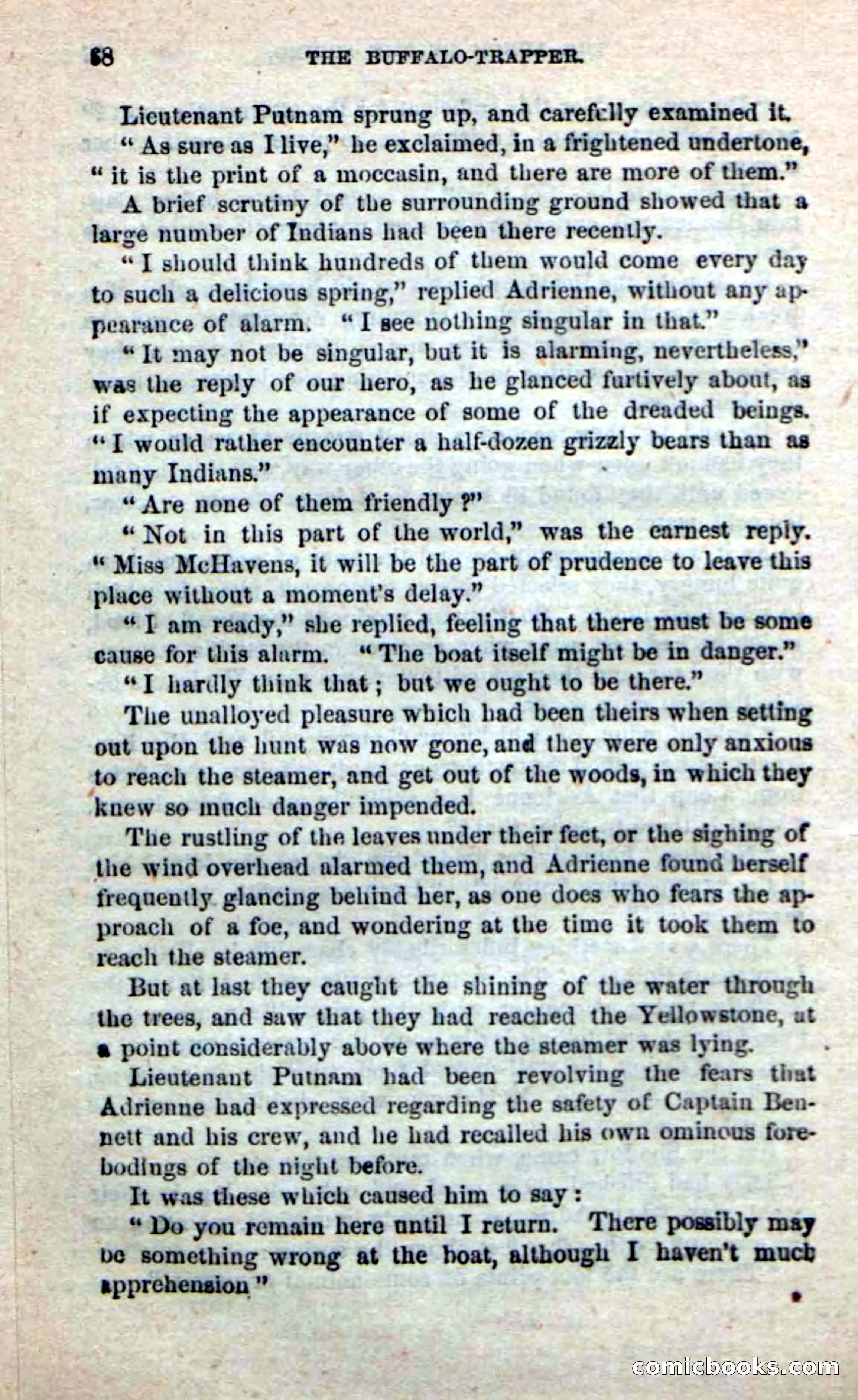 Beadle's New Dime Novels: The Buffalo-Trapper — page 66 of 100