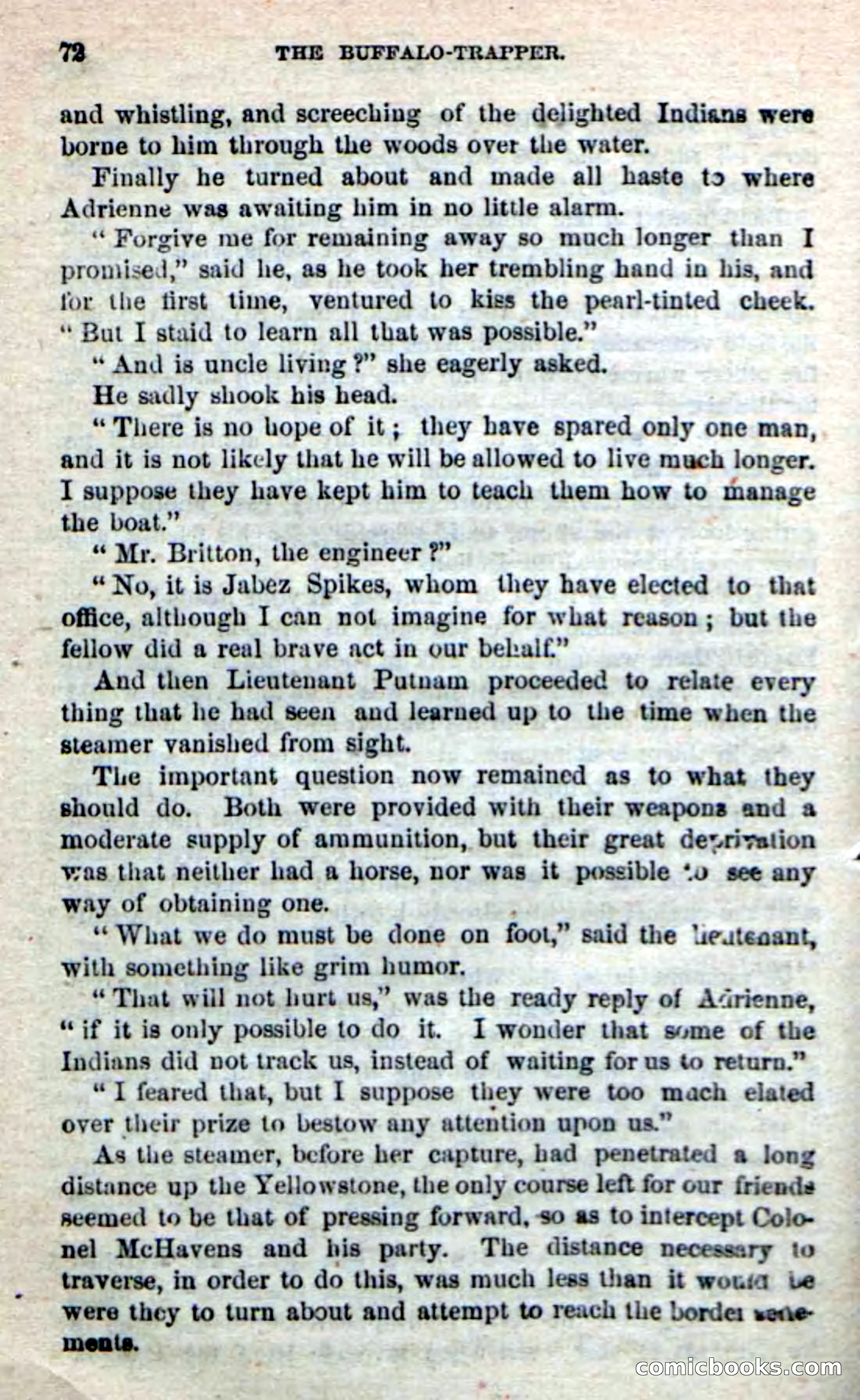 Beadle's New Dime Novels: The Buffalo-Trapper — page 70 of 100