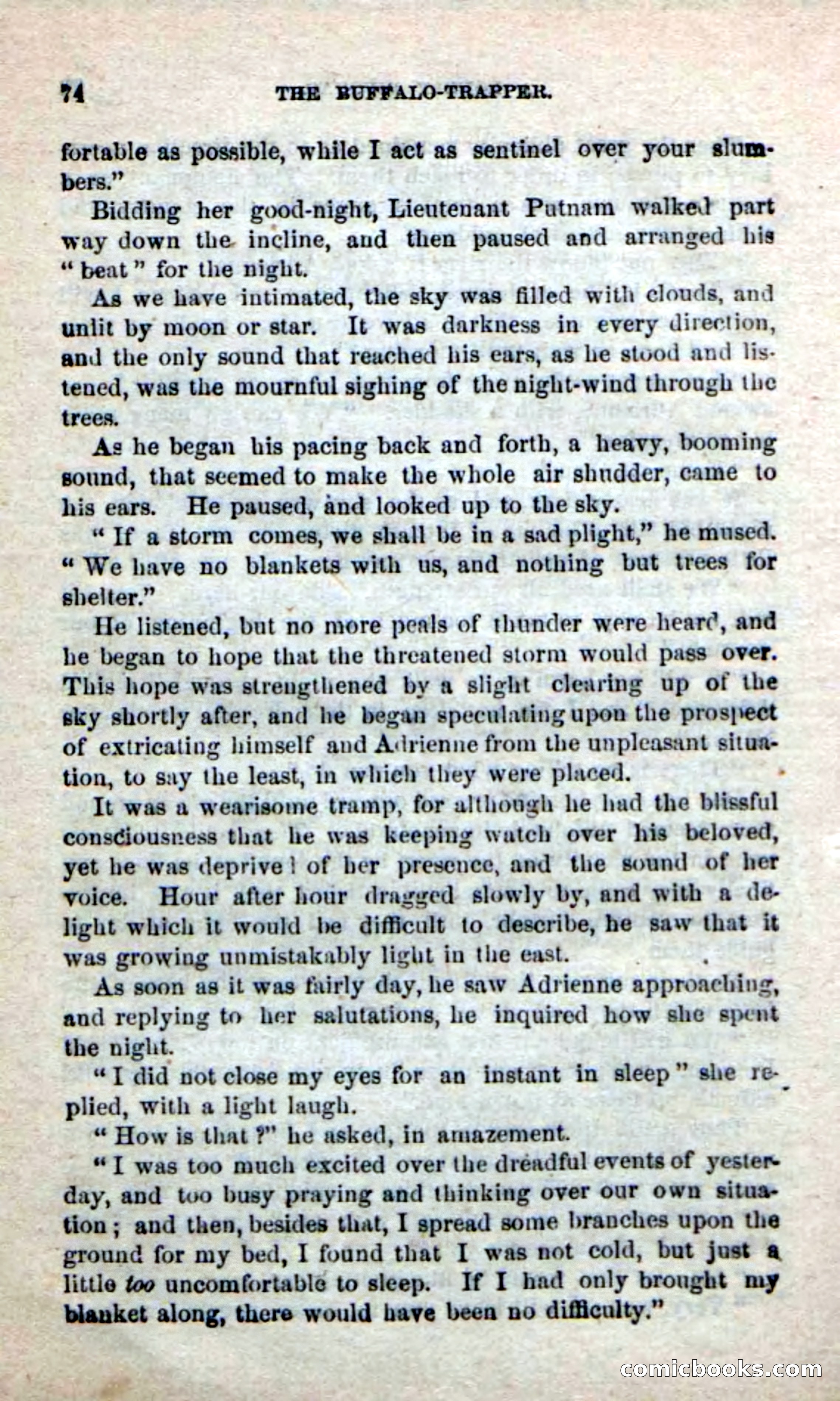 Beadle's New Dime Novels: The Buffalo-Trapper — page 72 of 100
