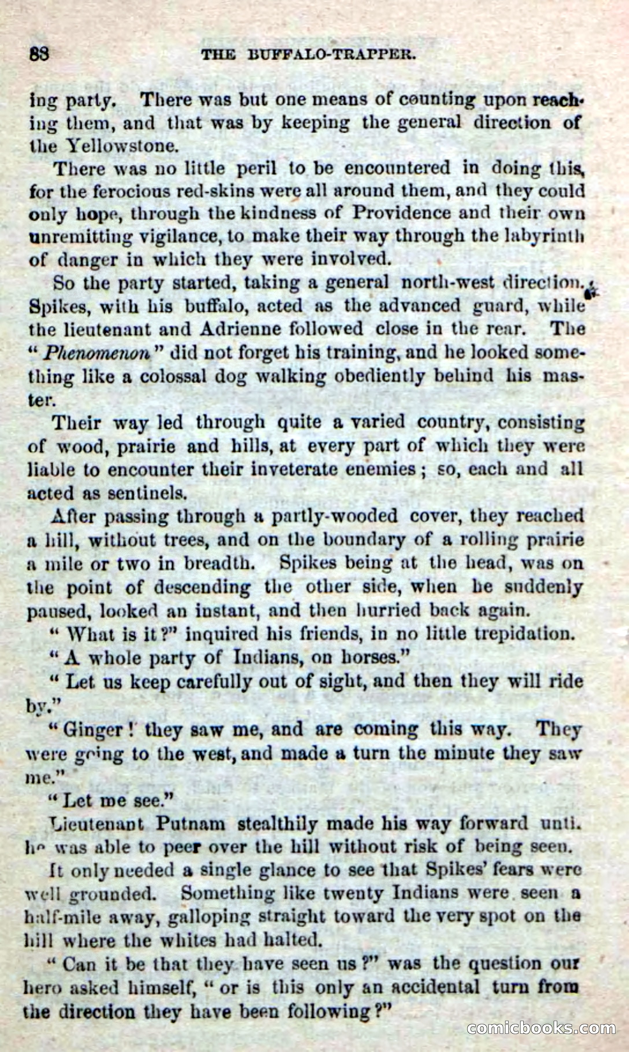 Beadle's New Dime Novels: The Buffalo-Trapper — page 86 of 100